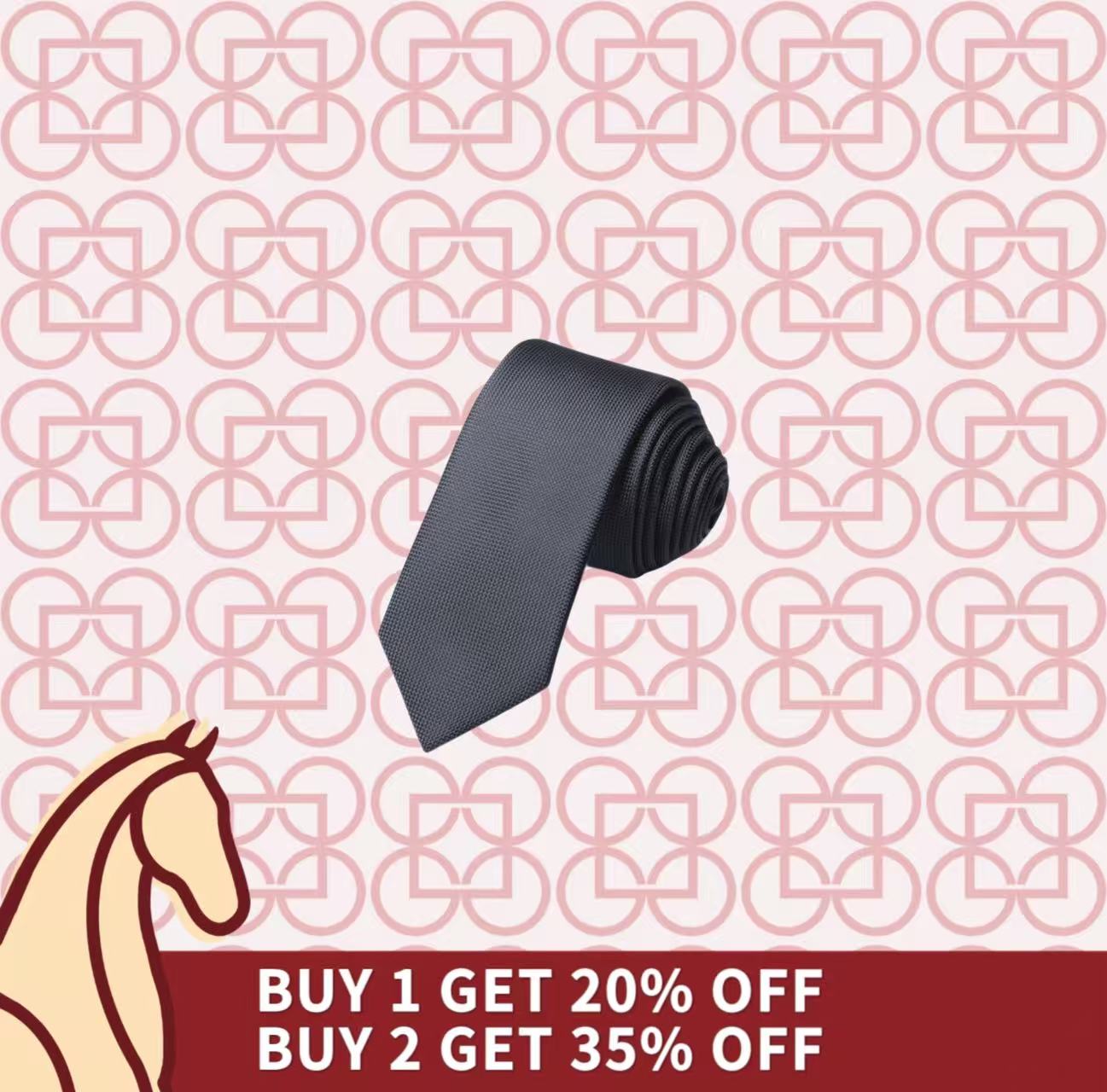 Goldlion Business Textured Polyester Tie