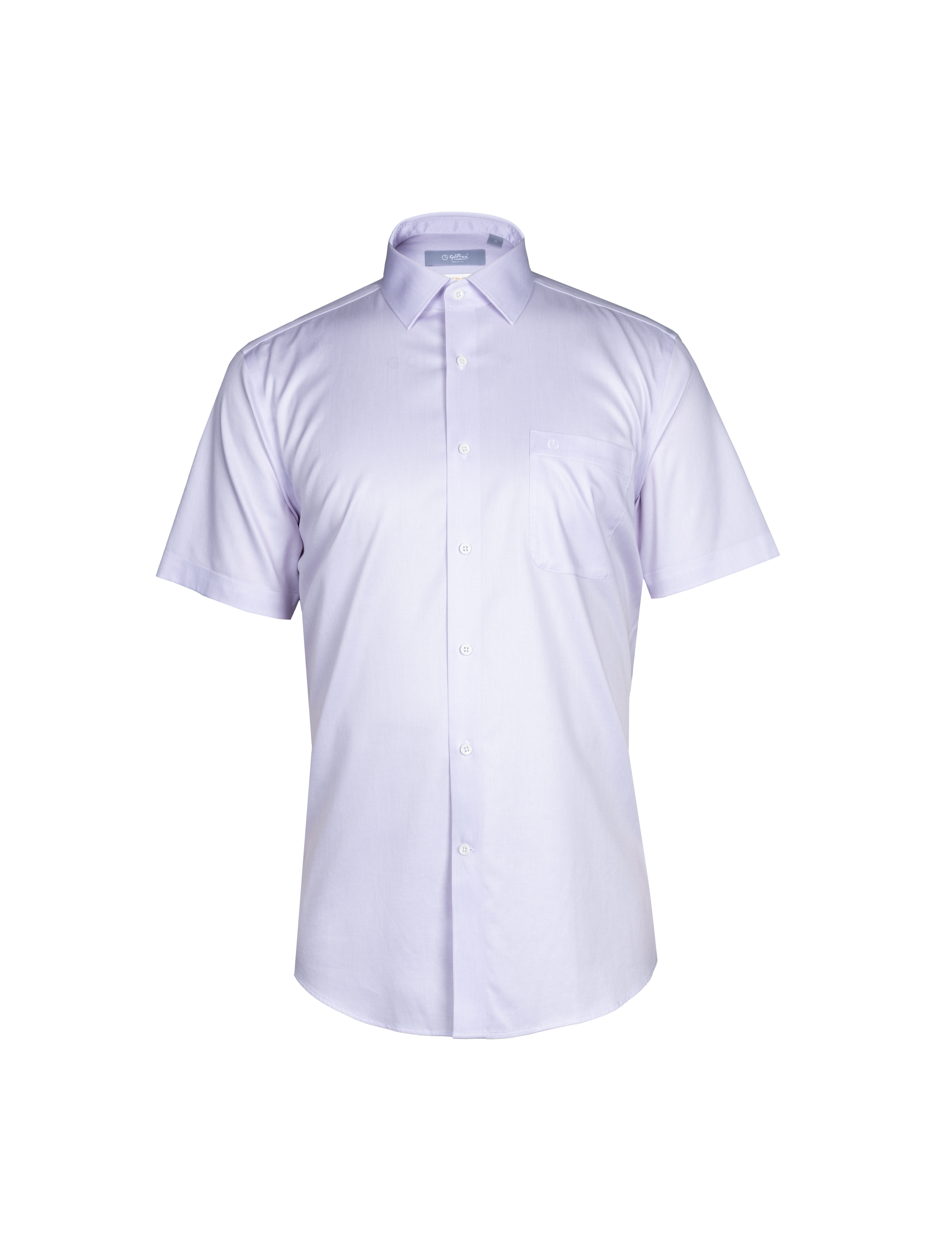 Goldlion Business Regular Fit 3D Wrinkle Free Short-Sleeved Shirt (Purple)