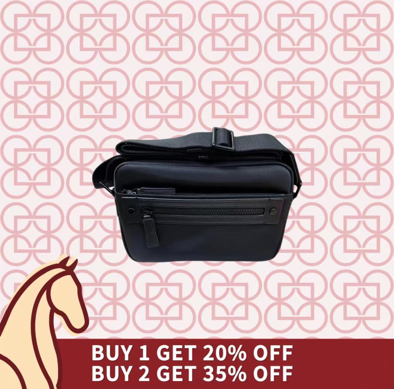 Goldlion Casual Nylon Sling Bag (Design 1)