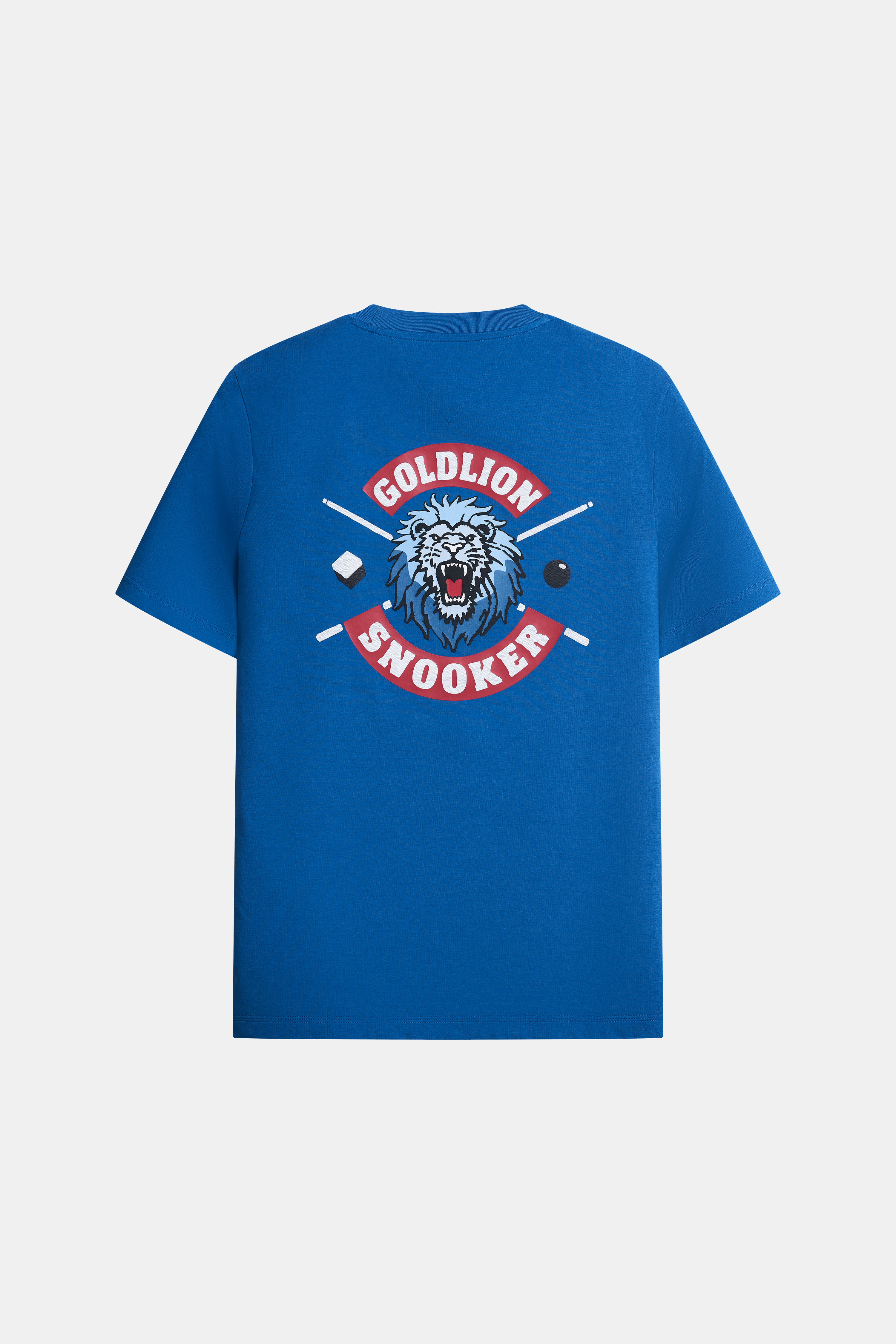 [Billiards Sports Series] Goldlion Men's Short-sleeve T-shirt Anti-stain Anti-wrinkle and Water-resistant Shirt Blue