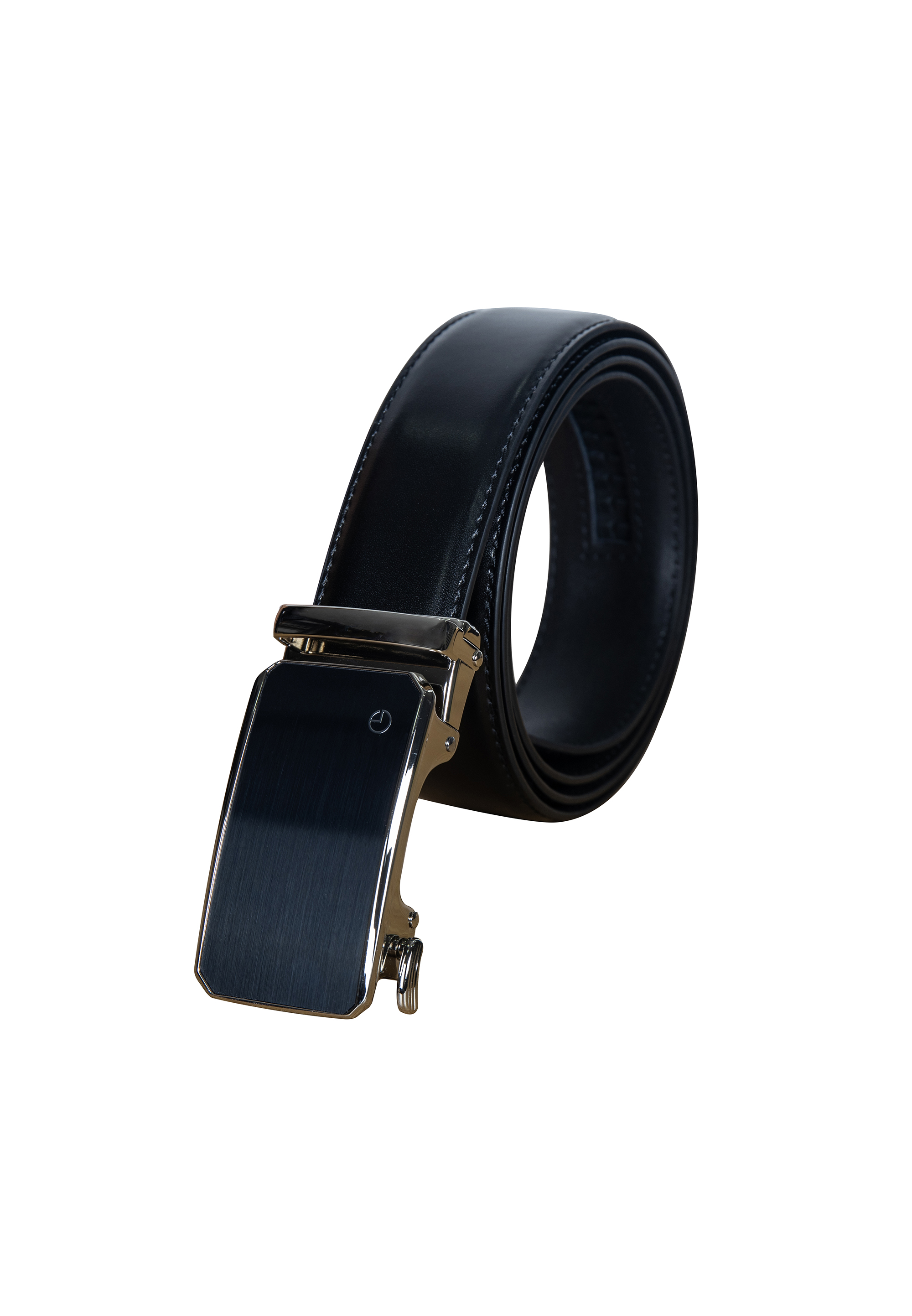 Goldlion Men Leather Auto Lock Buckle Belt - Black