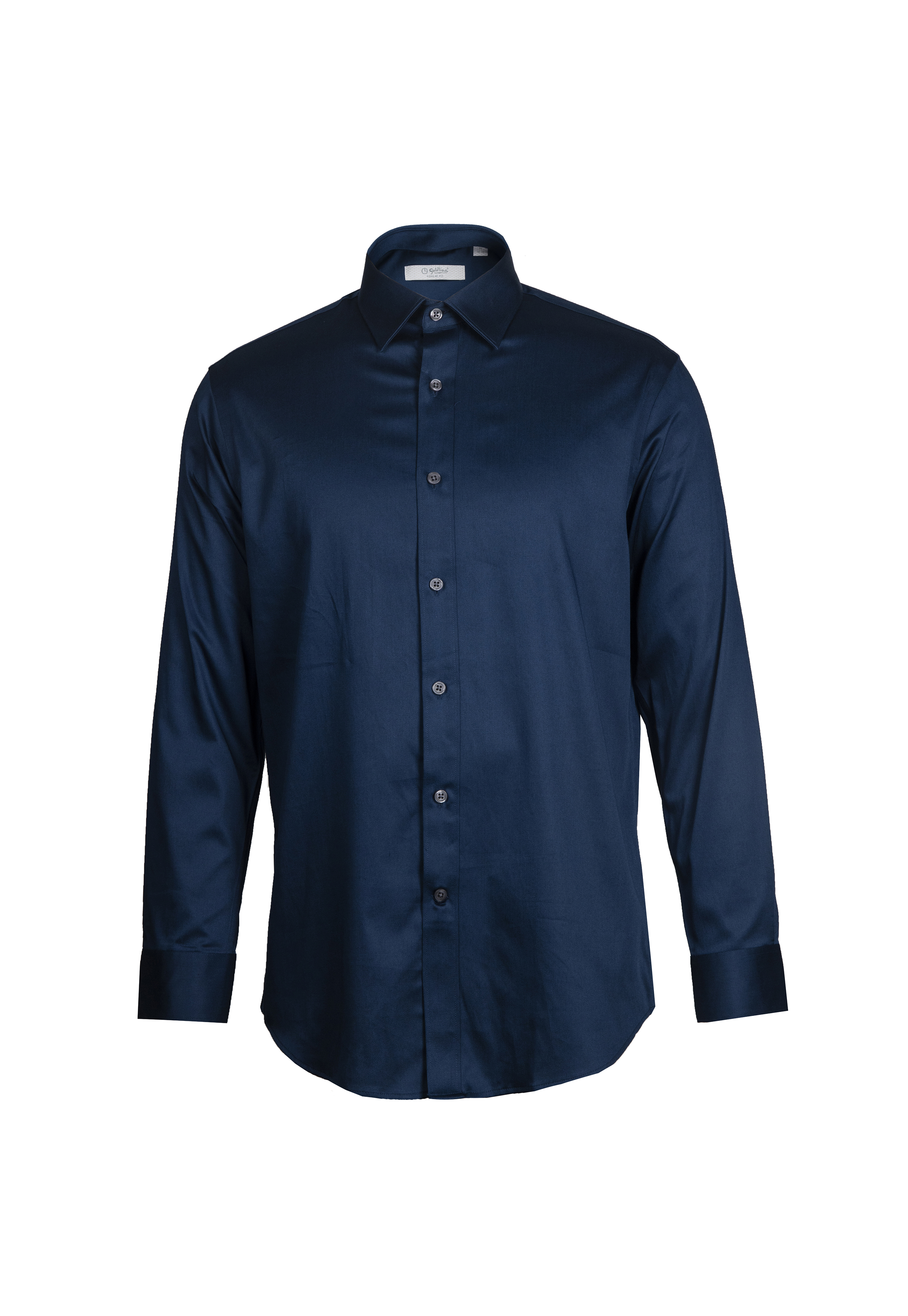 [Online Exclusive] Goldlion Business Regular Fit Long-Sleeved Shirt (Navy)