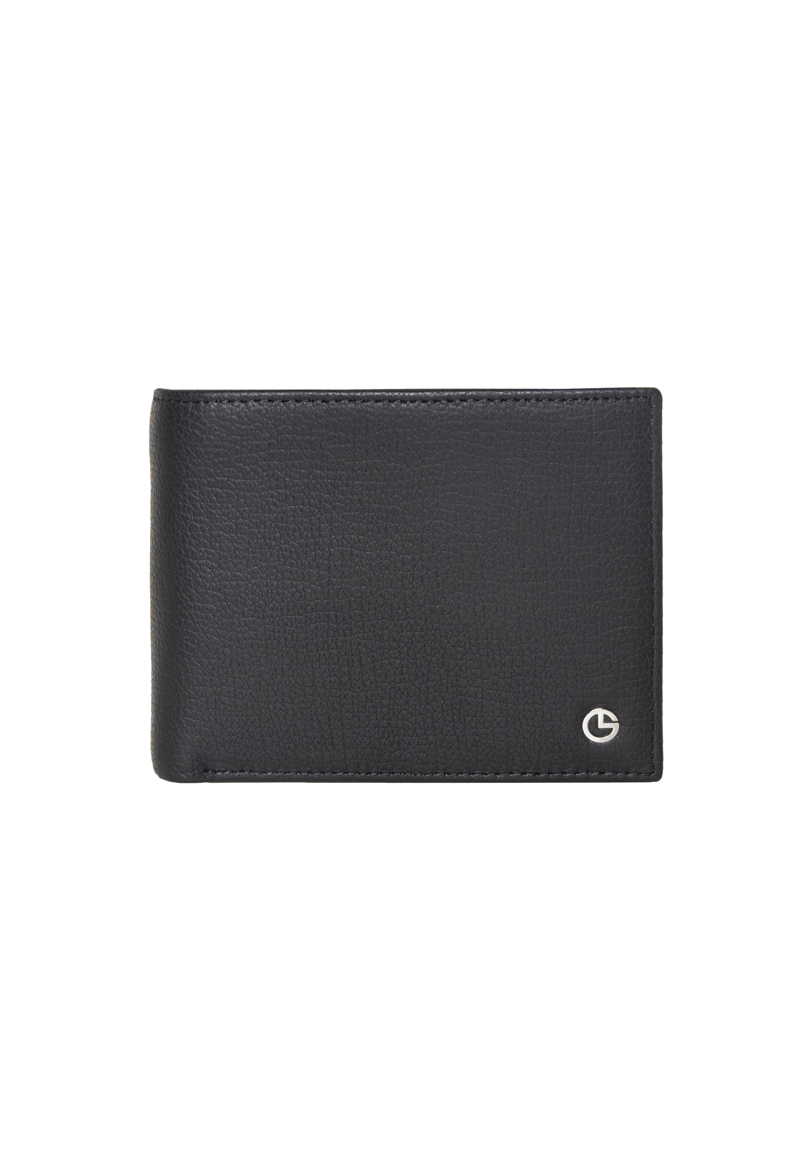 [Online Exclusive] Goldlion Men Genuine Leather Wallet (3 Cards Slot, Window Compartment, Coin Pouch) - Black