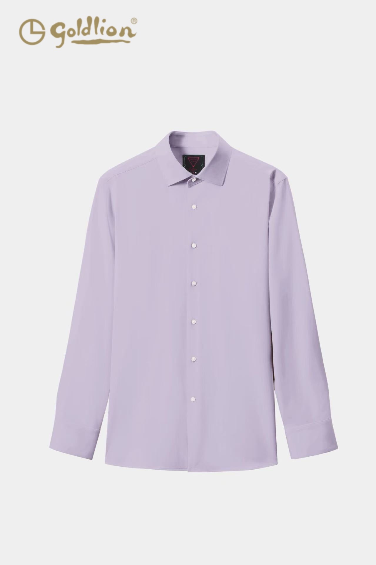 [Billiards Sports Series] Goldlion New Style High-Elasticity Cloud-Like Formal Long-Sleeve Men Shirt Purple