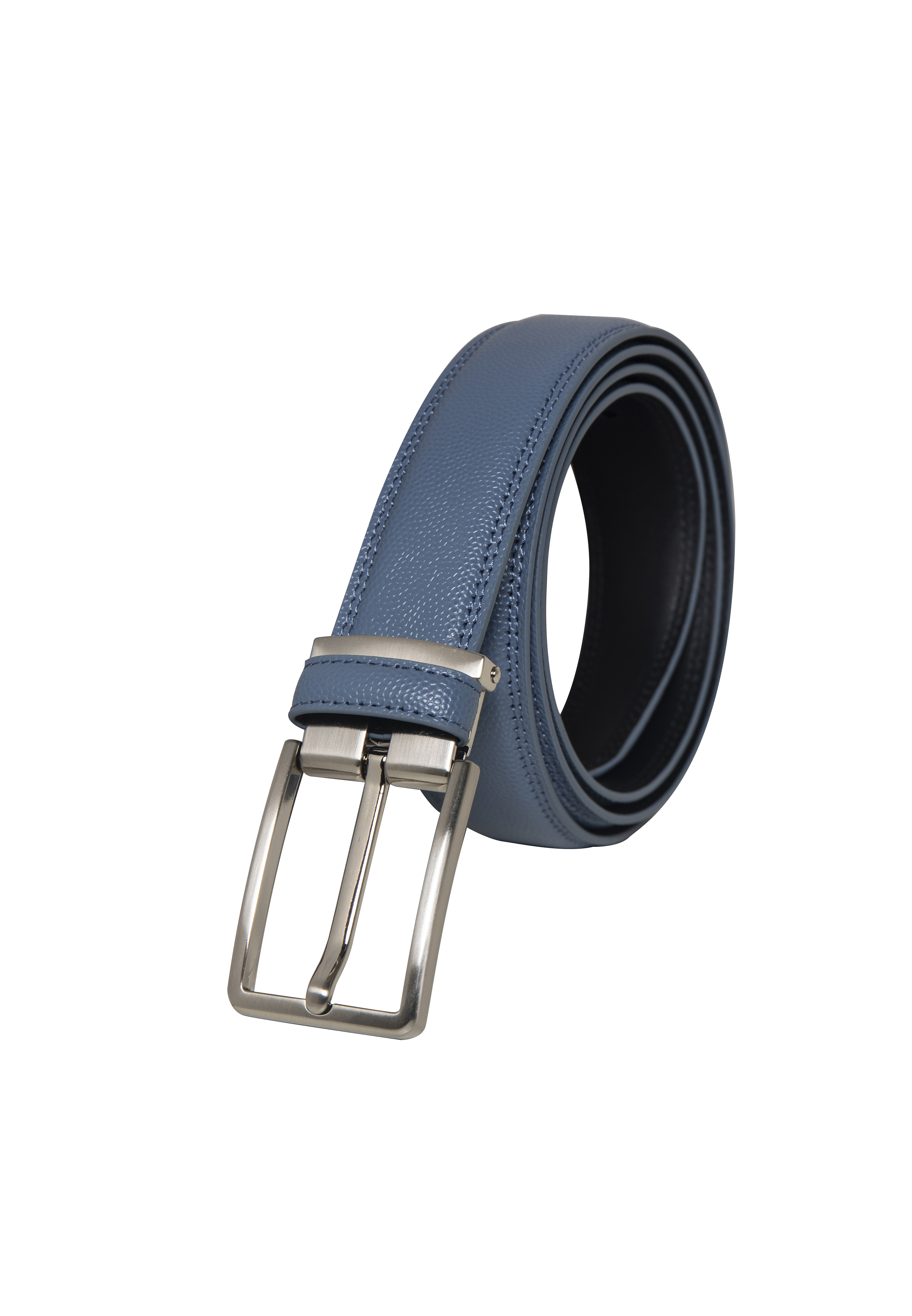 Goldlion Genuine Leather Pin Belt (Light Blue)