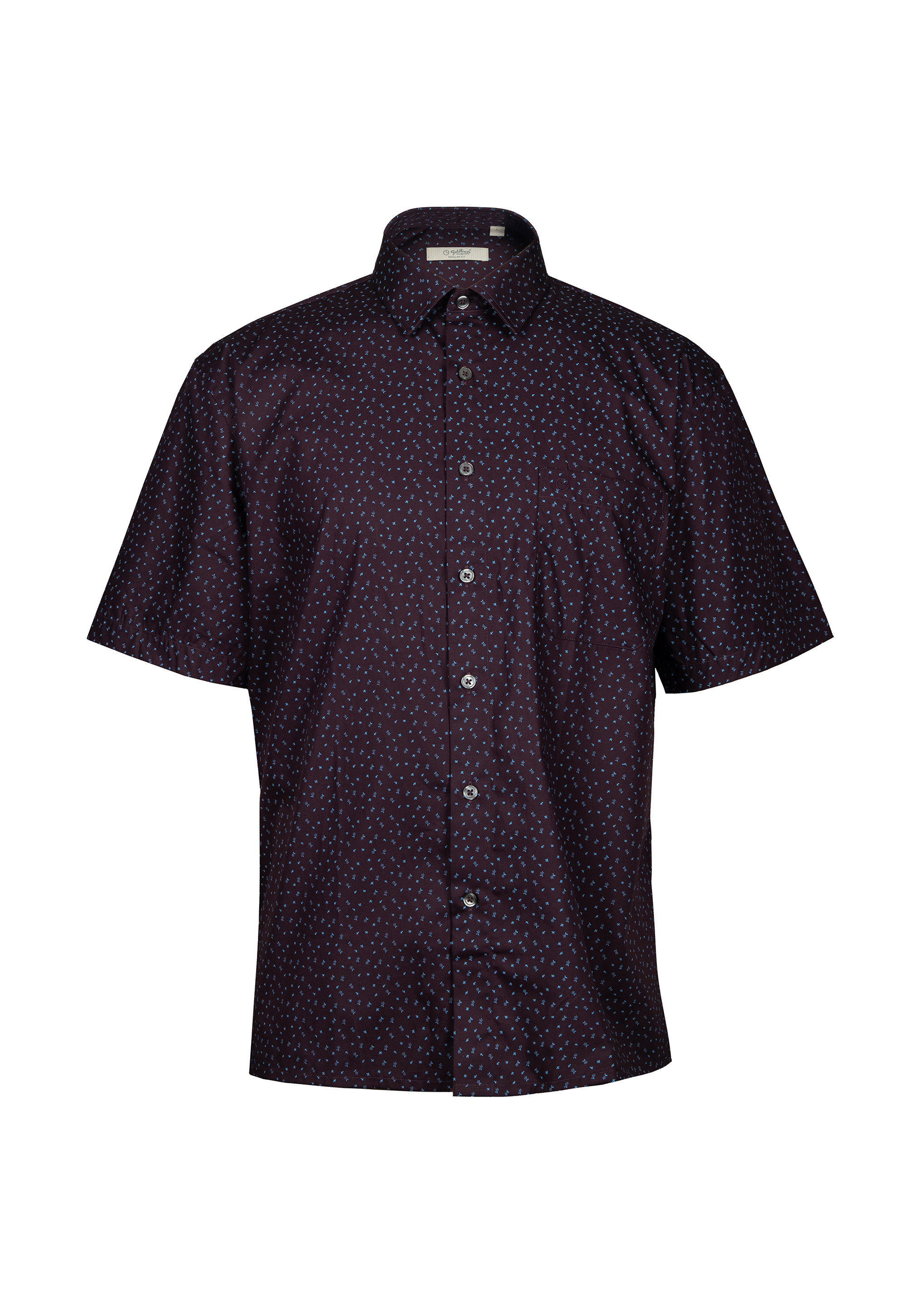 Goldlion Smart Casual Regular Fit Cotton Short-Sleeved Shirt