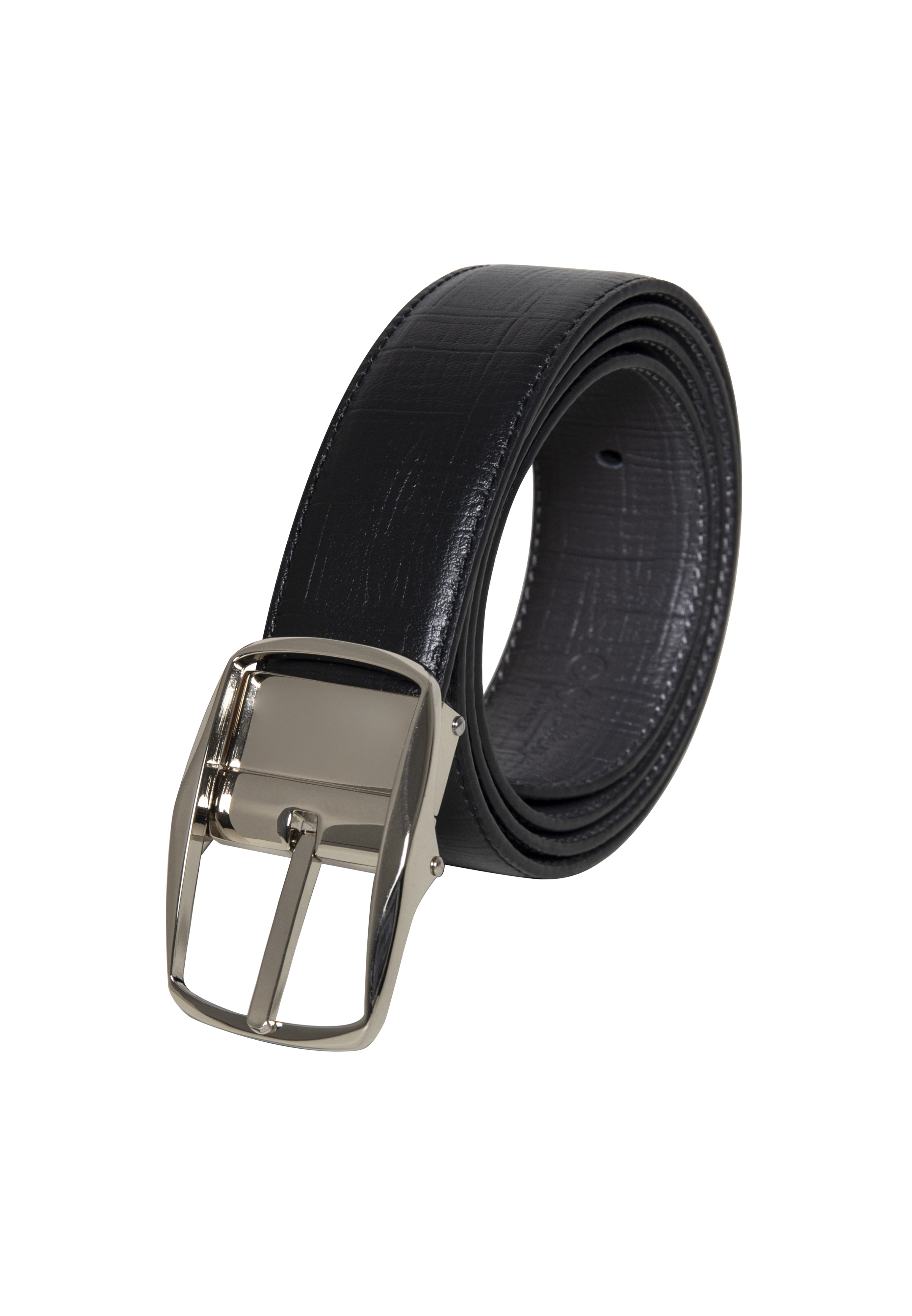 Goldlion Men Genuine Leather Pin Belt - Black
