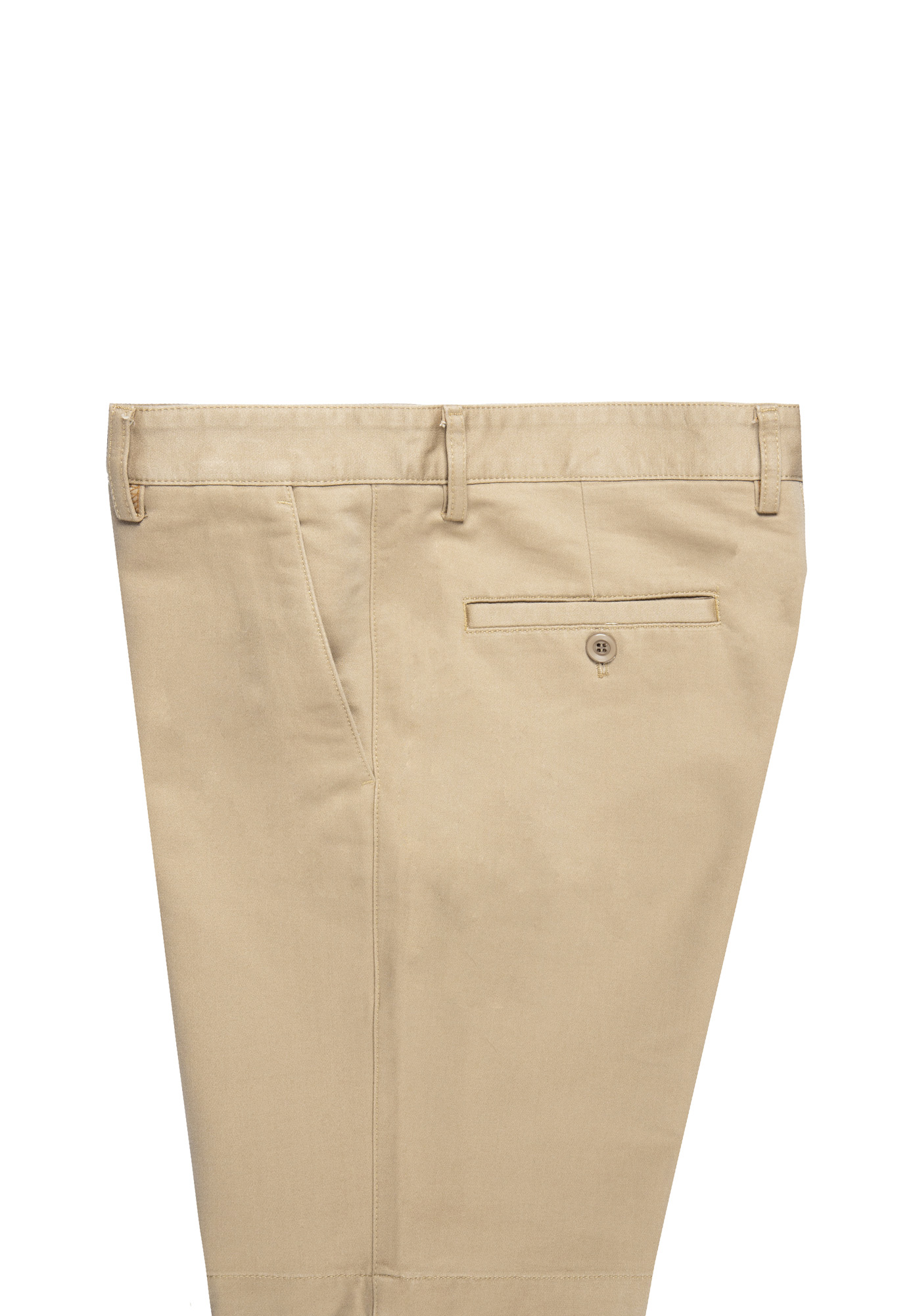 Goldlion Cotton Spandex Trim Fit Bermuda Shorts (Brown)