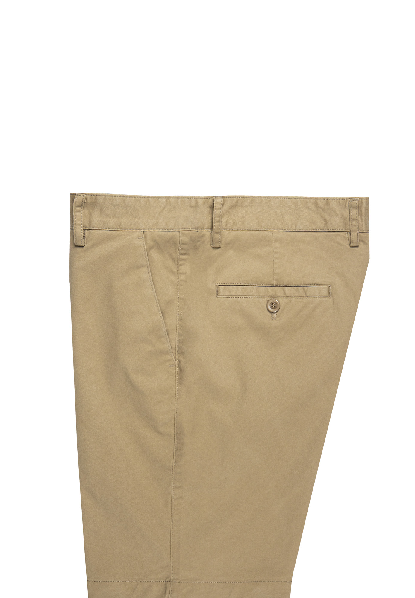 Goldlion Cotton Spandex Trim Fit Bermuda Shorts (Brown)