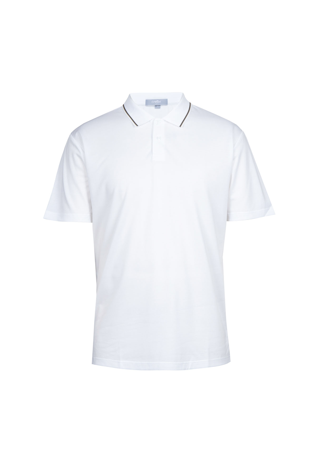 Goldlion Trim Fit Short-Sleeved Mercerized Cotton Polo