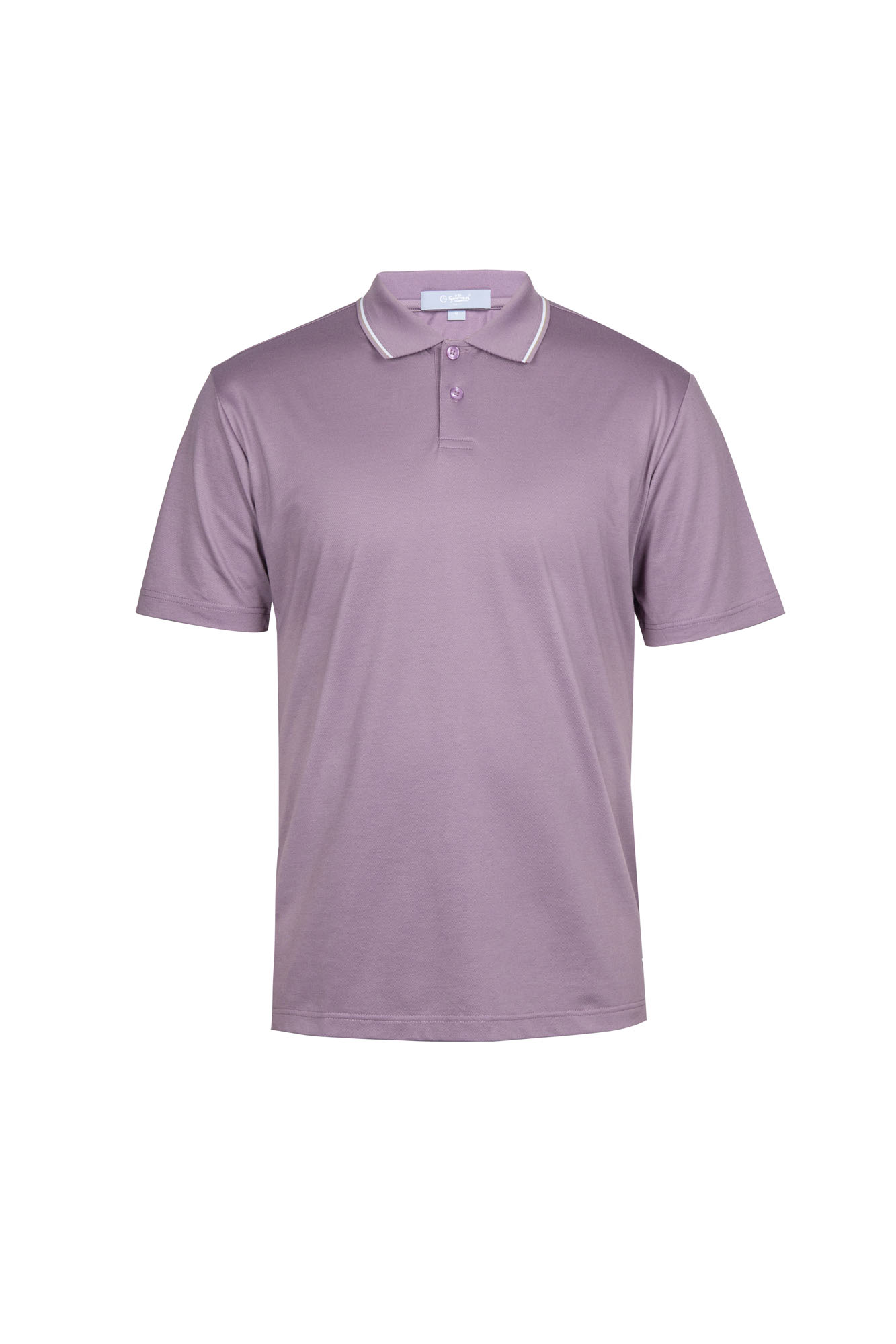 Goldlion Trim Fit Short-Sleeved Mercerized Cotton Polo (Purple)