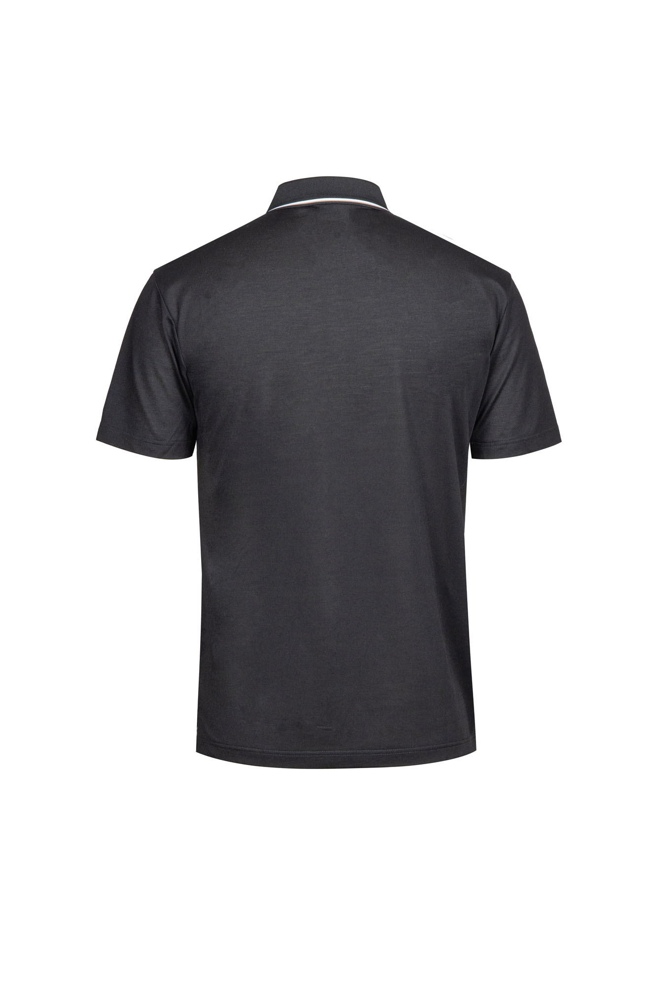 [Copy]Goldlion Trim Fit Short-Sleeved Mercerized Cotton Polo (Black)