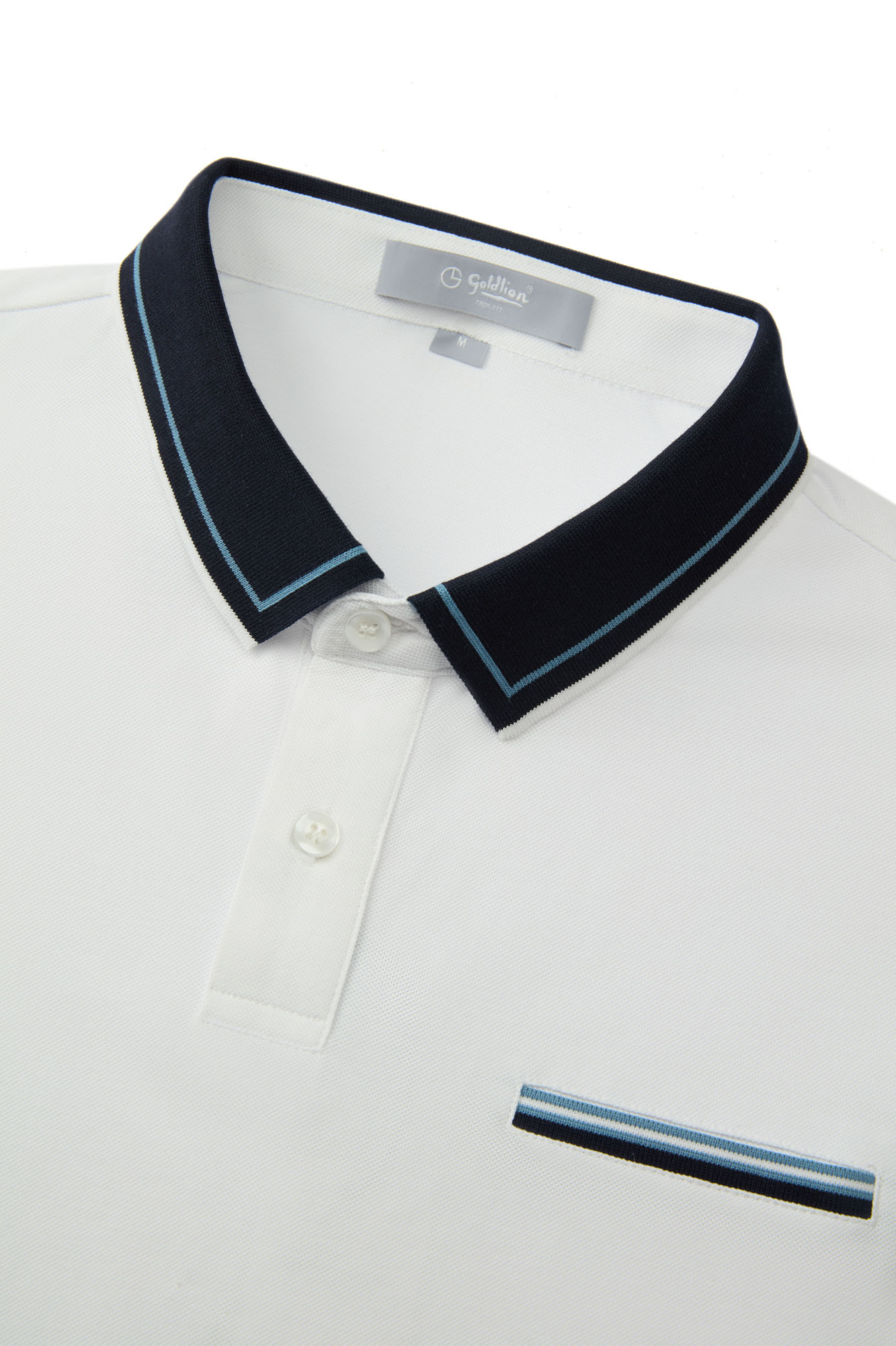 Goldlion Regular Fit Short-Sleeved Polo (White)