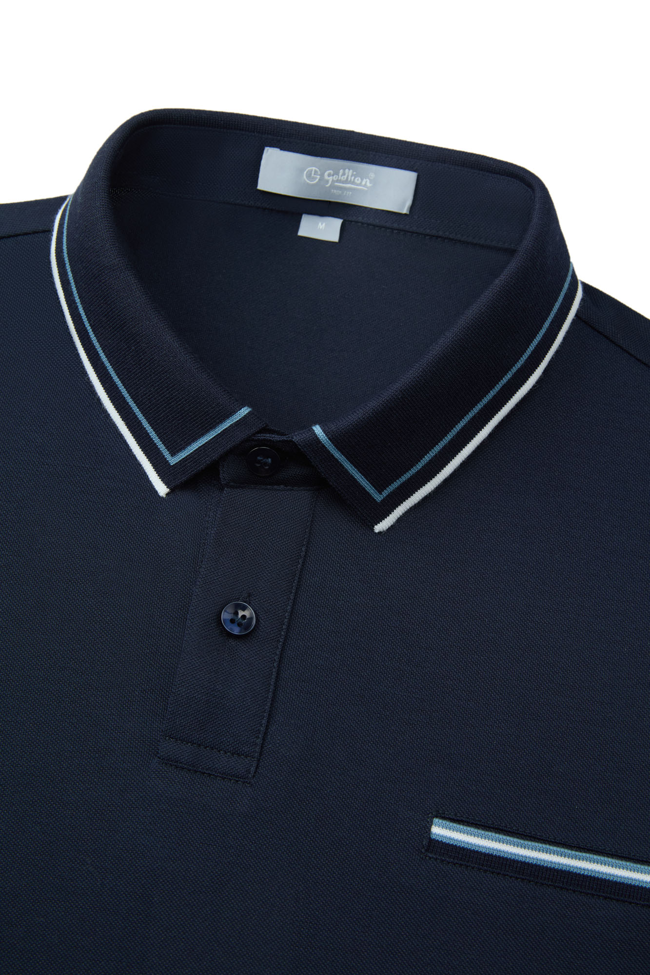 Goldlion Regular Fit Short-Sleeved Polo (Black)