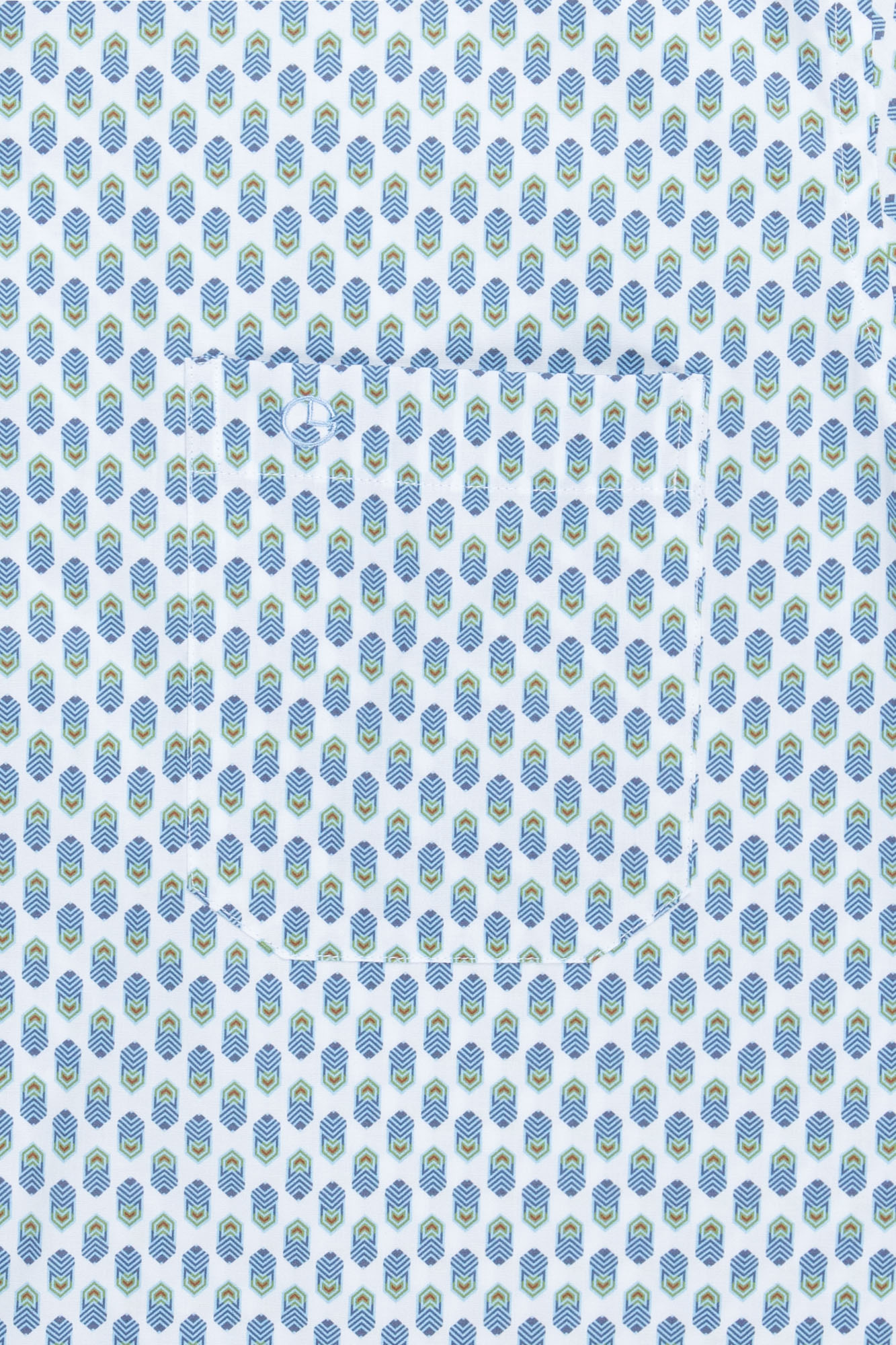 Goldlion Casual Regular Fit Cotton Blend Short-Sleeved Shirt