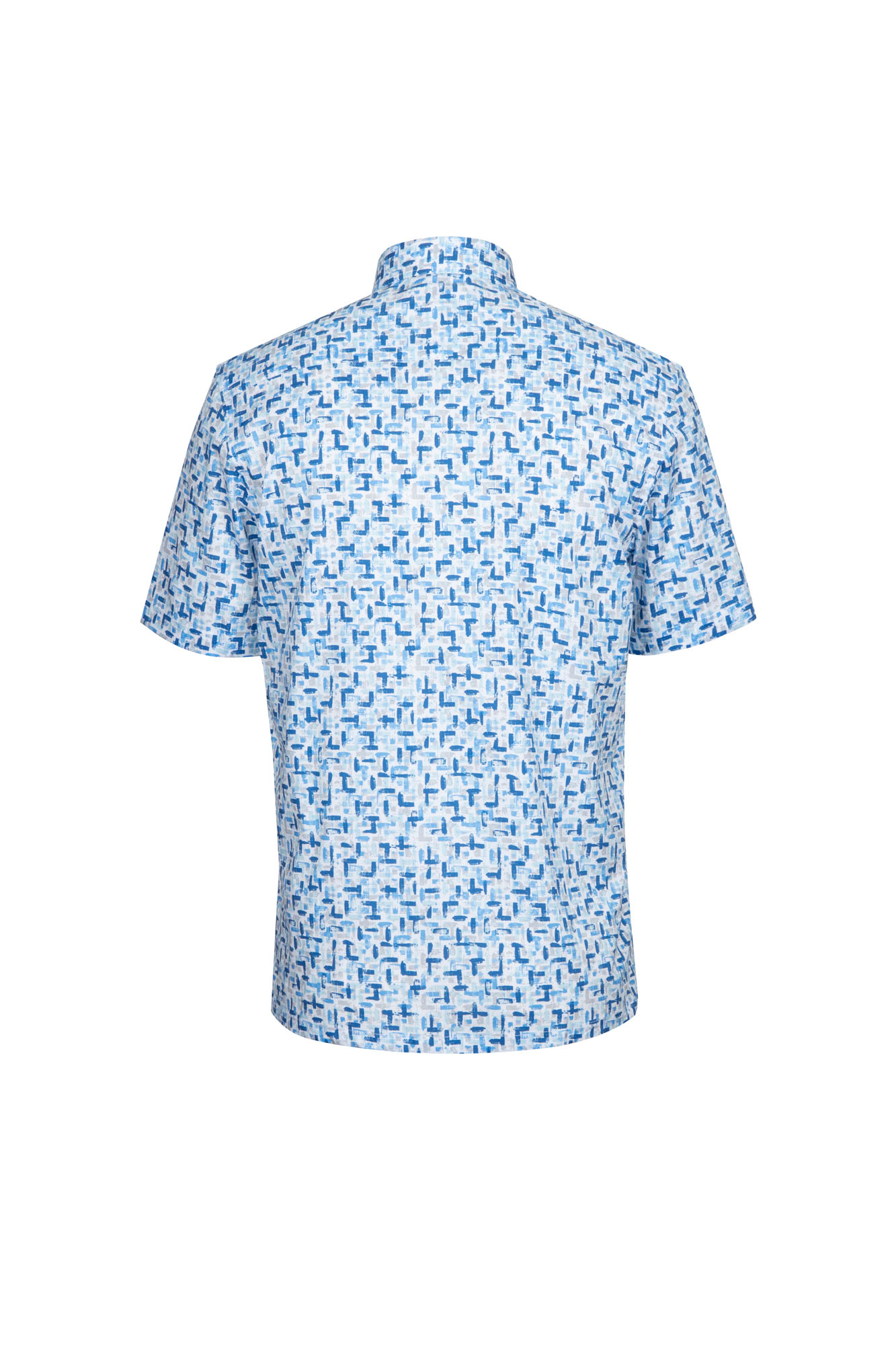 Goldlion Casual Regular Fit Cotton Blend Short-Sleeved Shirt