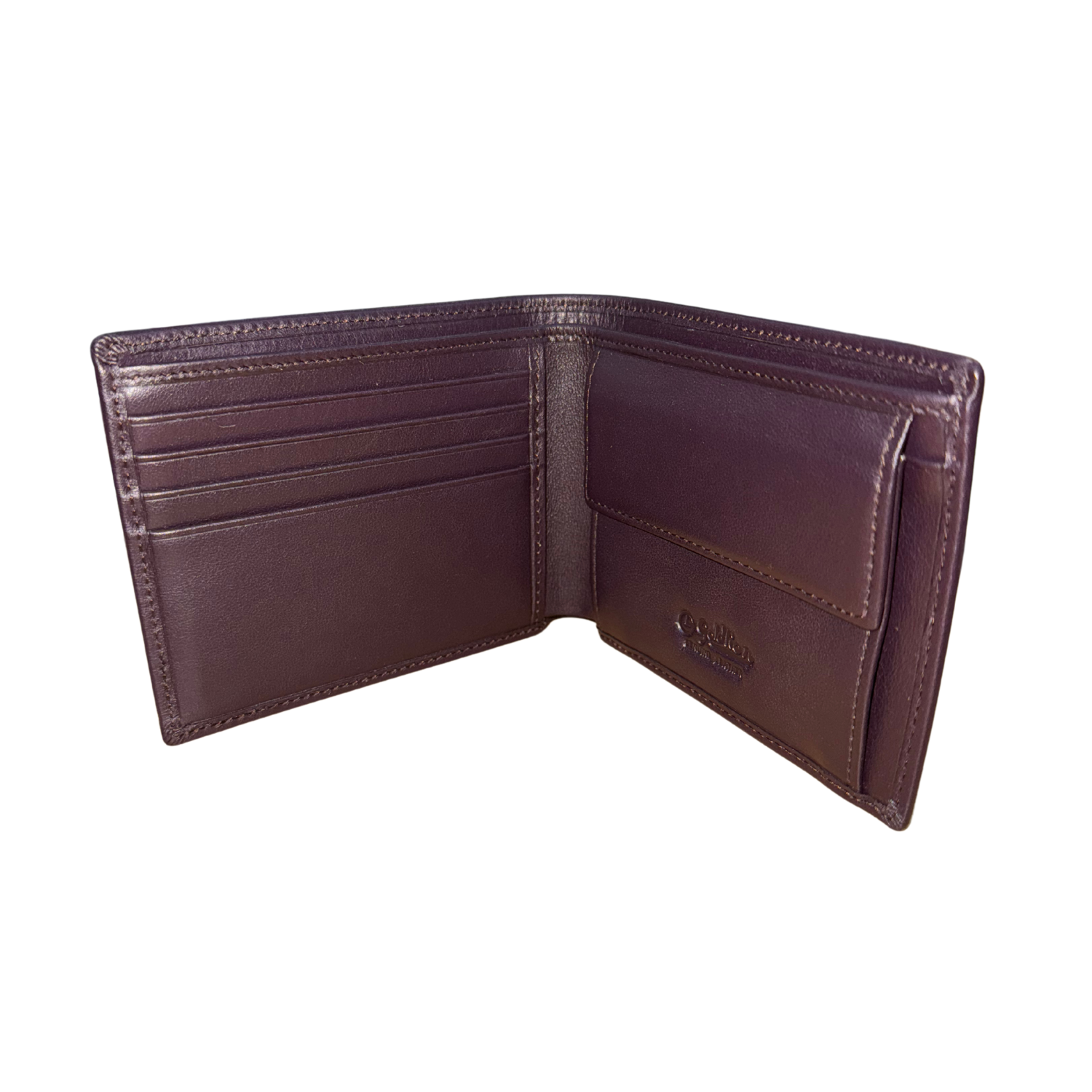 Goldlion Genuine Leather Wallet (4 Cards Slot, Coin Pouch)