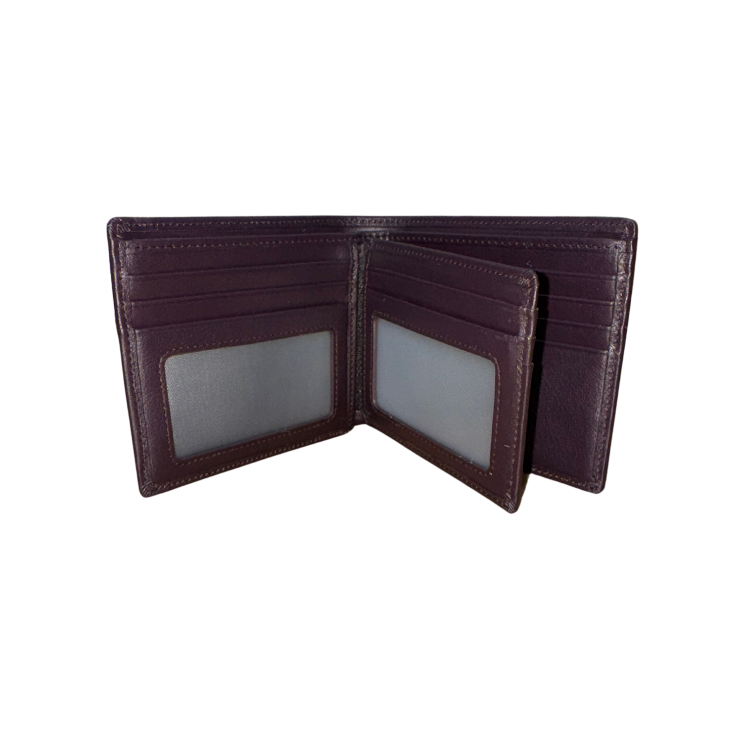 Goldlion Genuine Leather Wallet (13 Cards Slot, 2 Window Compartment, Center Flap)