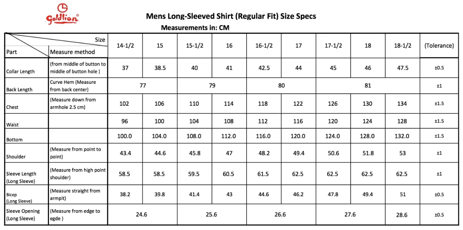 Goldlion Business Regular Fit 3D Wrinkle Free Long-Sleeved Shirt (Blue)