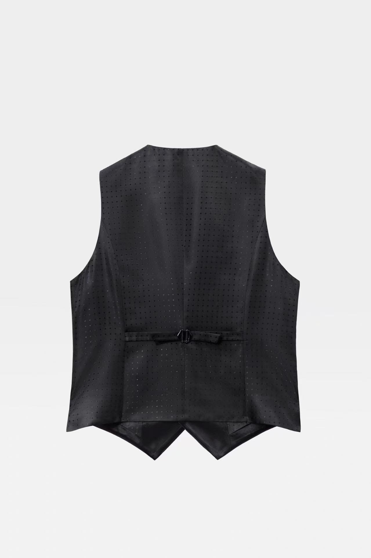 [Billiards Sports Series] Goldlion 2025 New Style Men's Suit Vest, Business Formal Outerwear Vest Black