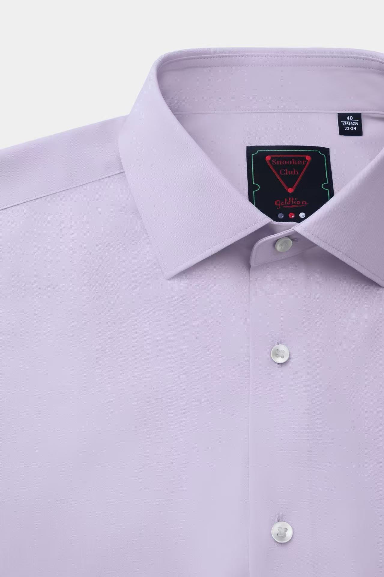 [Billiards Sports Series] Goldlion New Style High-Elasticity Cloud-Like Formal Long-Sleeve Men Shirt Purple