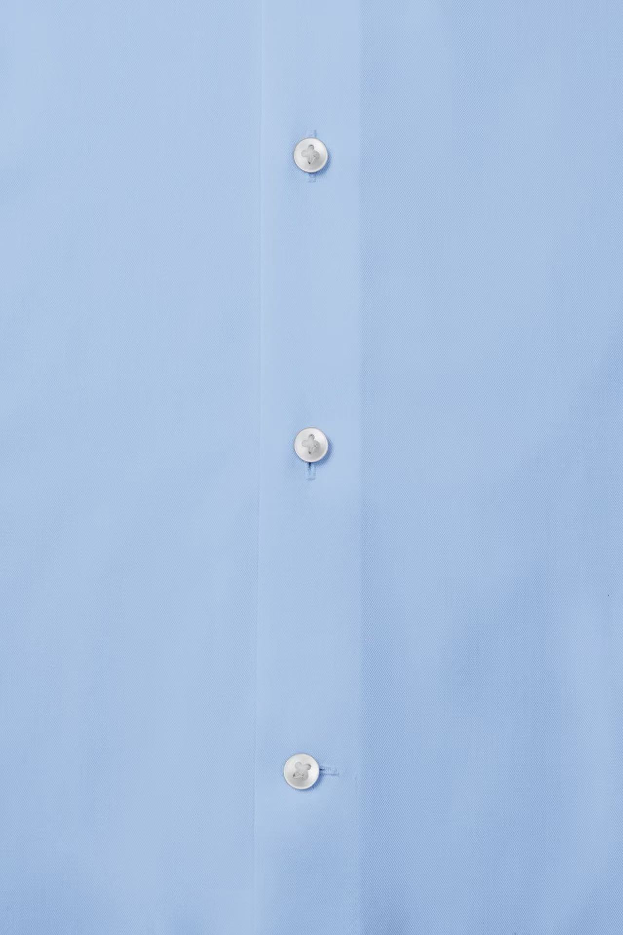 [Billiards Sports Series] Goldlion New Style High-Elasticity Cloud-Like Formal Long-Sleeve Men Shirt Light Blue