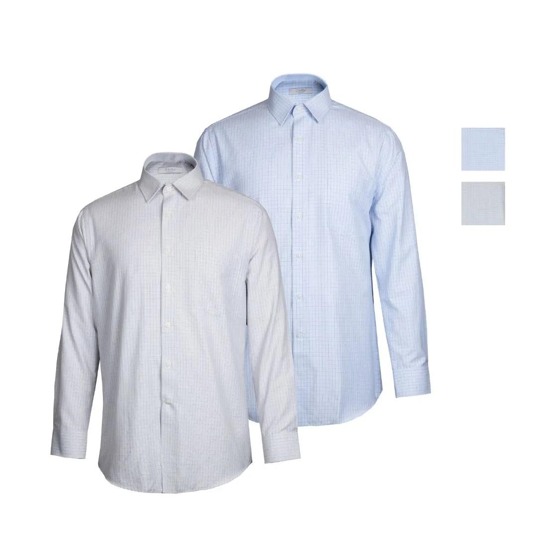 Goldlion Business Regular Fit Cotton Rich Long-Sleeved Shirt