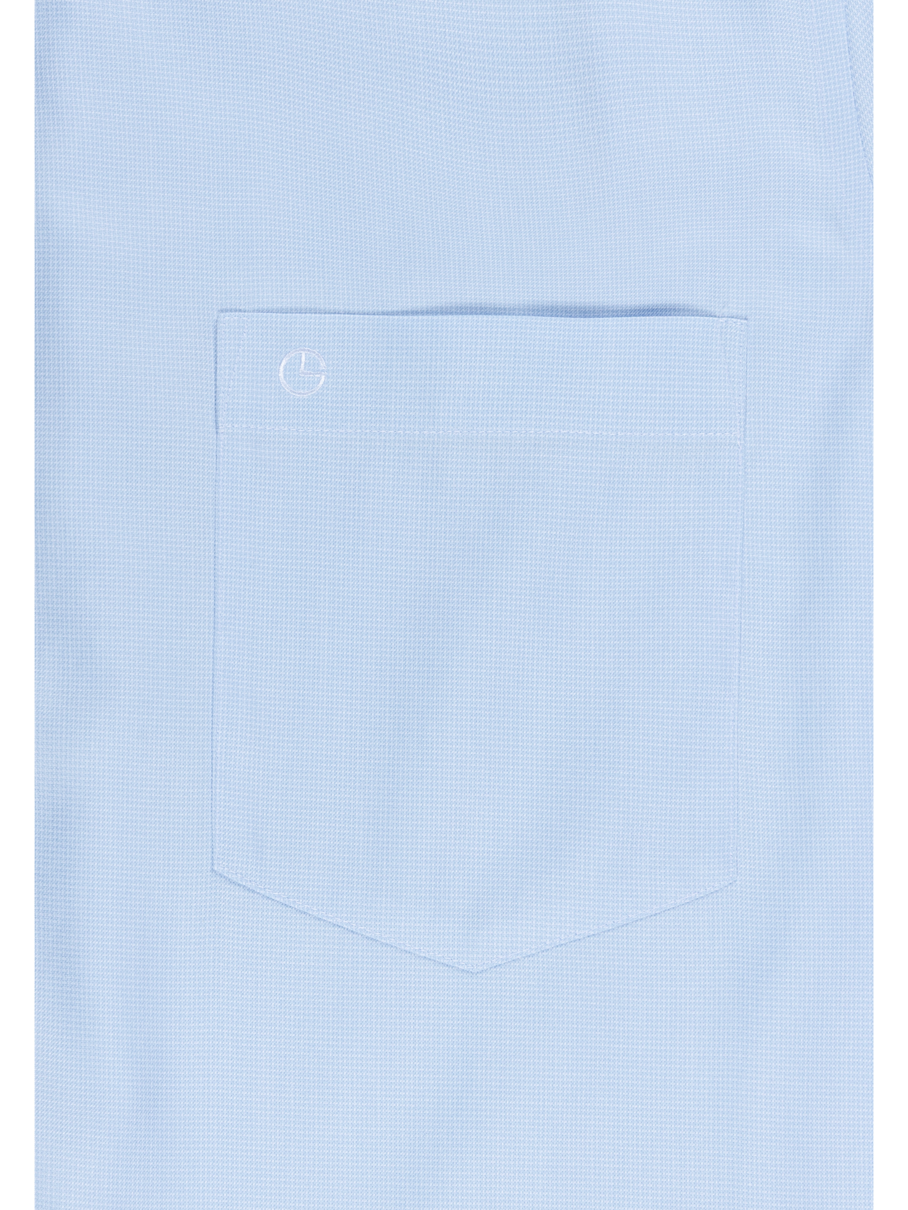 Goldlion Business Regular Fit 3D Silk+ Wrinkle Free Short-Sleeved Shirt (Blue)