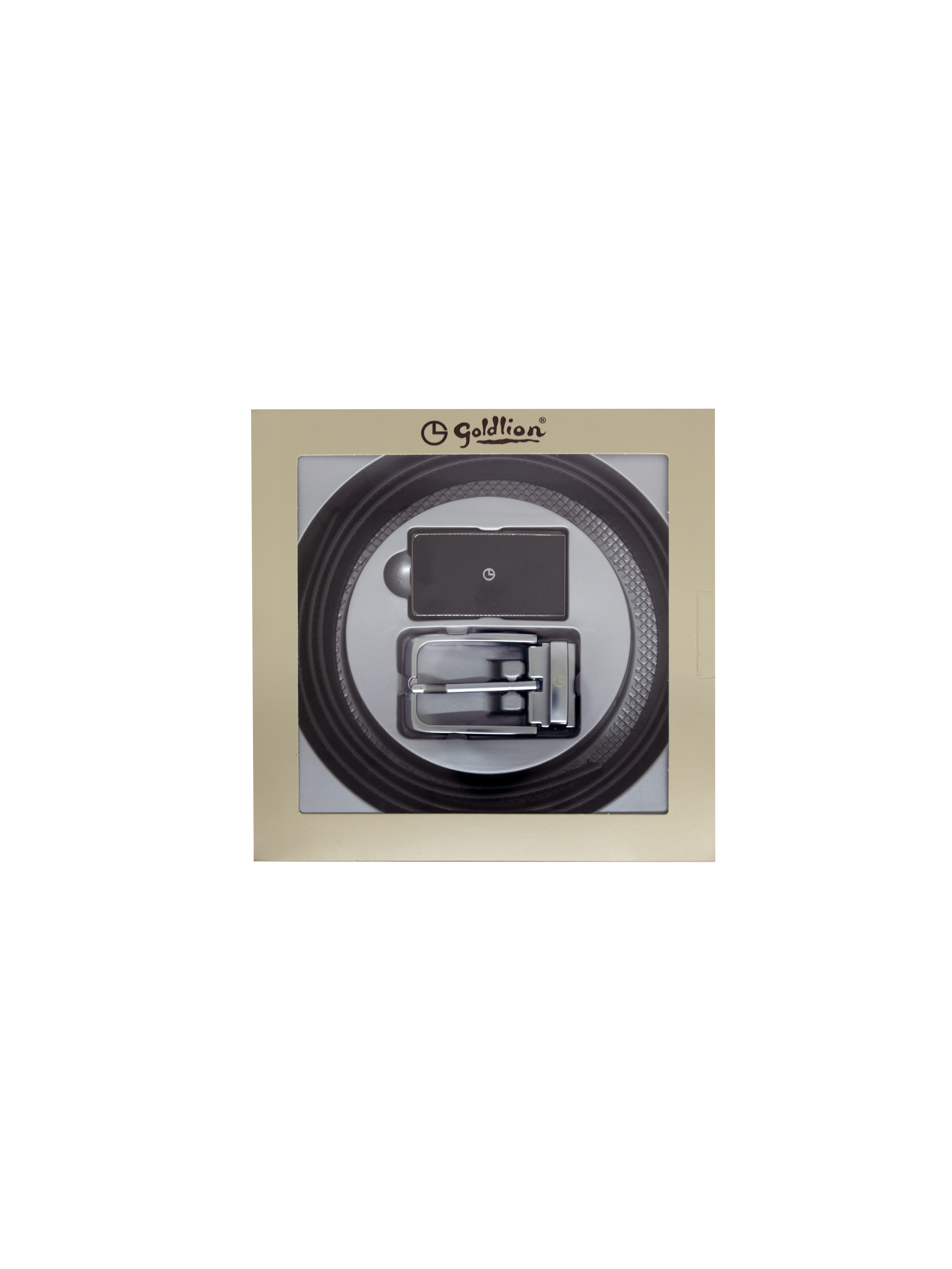 [Father's Day Online Exclusive] Goldlion Genuine Belt with Pin and Auto lock Gift Set