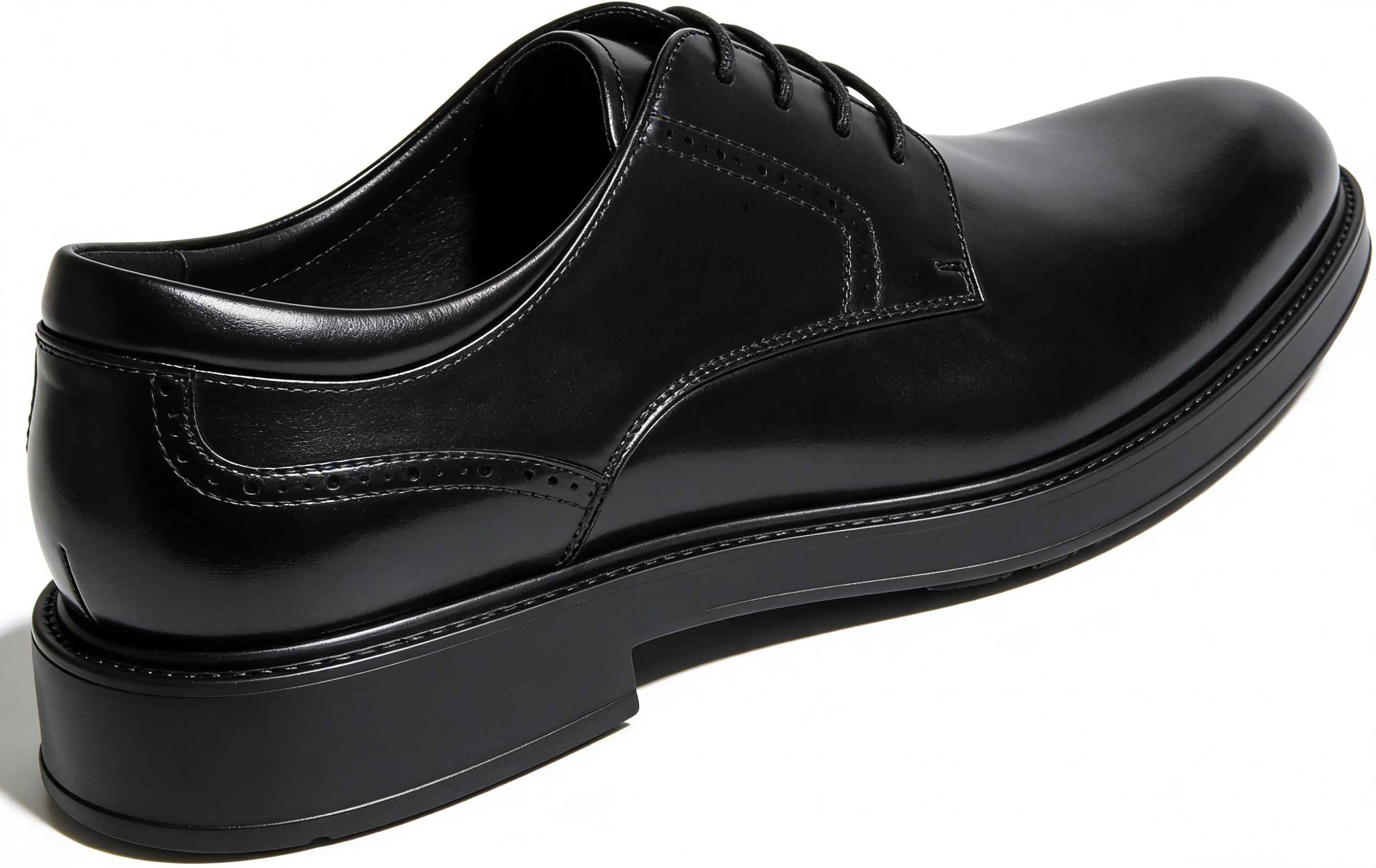 EPR Light Sole + Massage Insole Cowhide Business Men's Leather Shoes