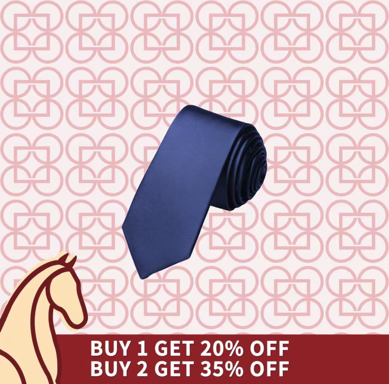 Goldlion Business Polyester Tie 5.5cm