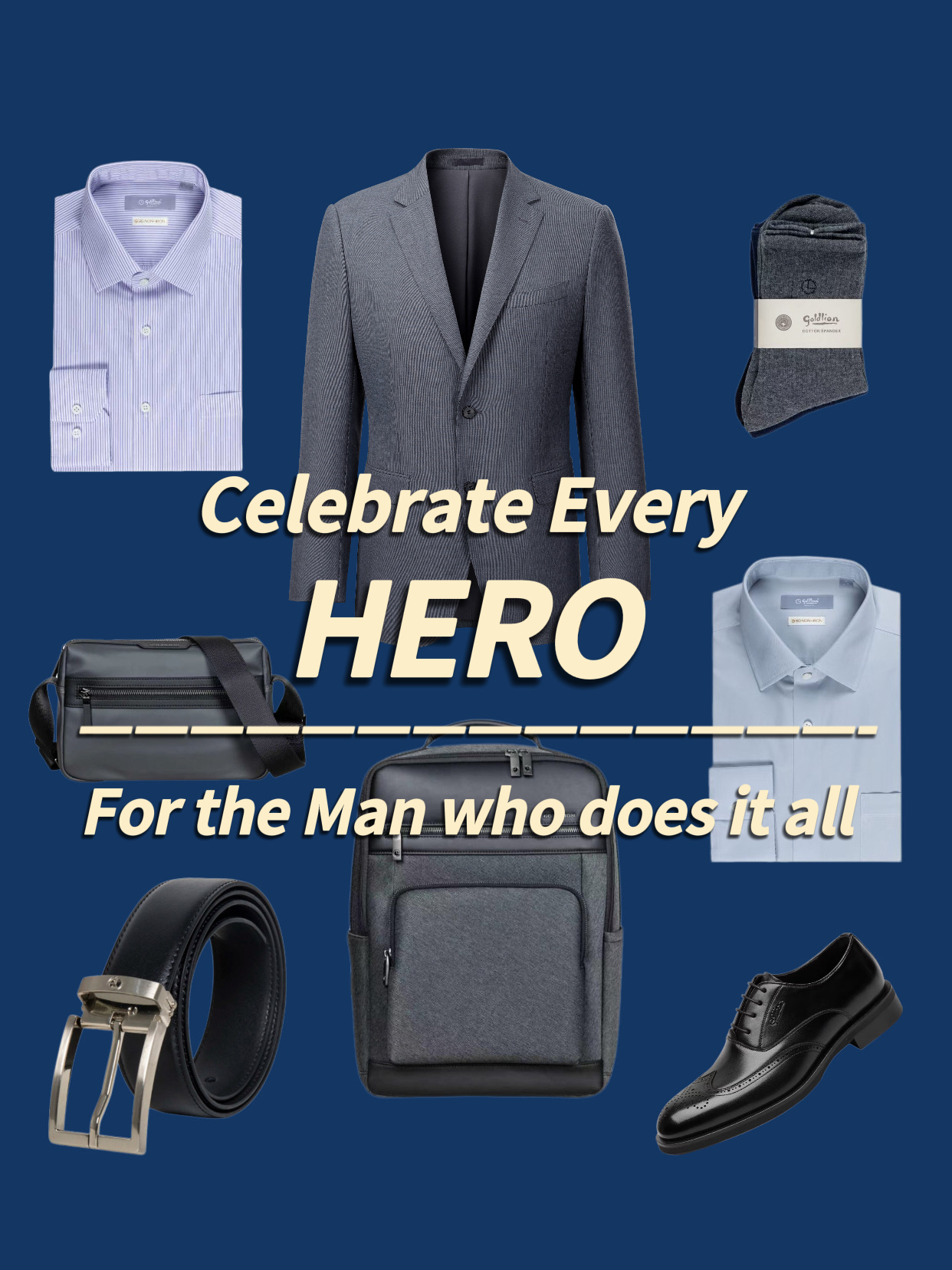 All-in-One Dad Gift Box | Stylish Shirt, Tie & Socks for Father's Day
