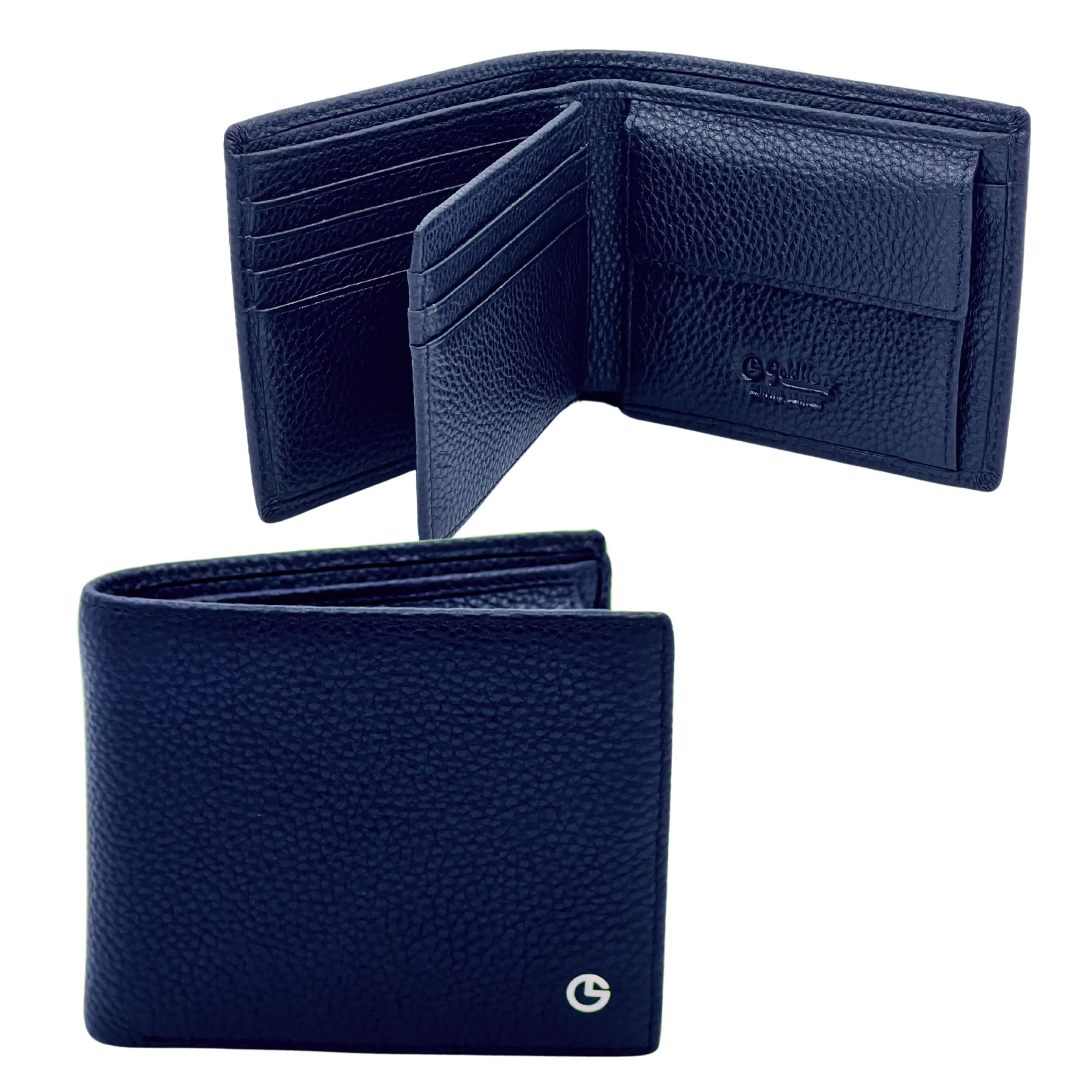 GOLDLION Men Lychee Leather Wallet (9 Cards Slot)