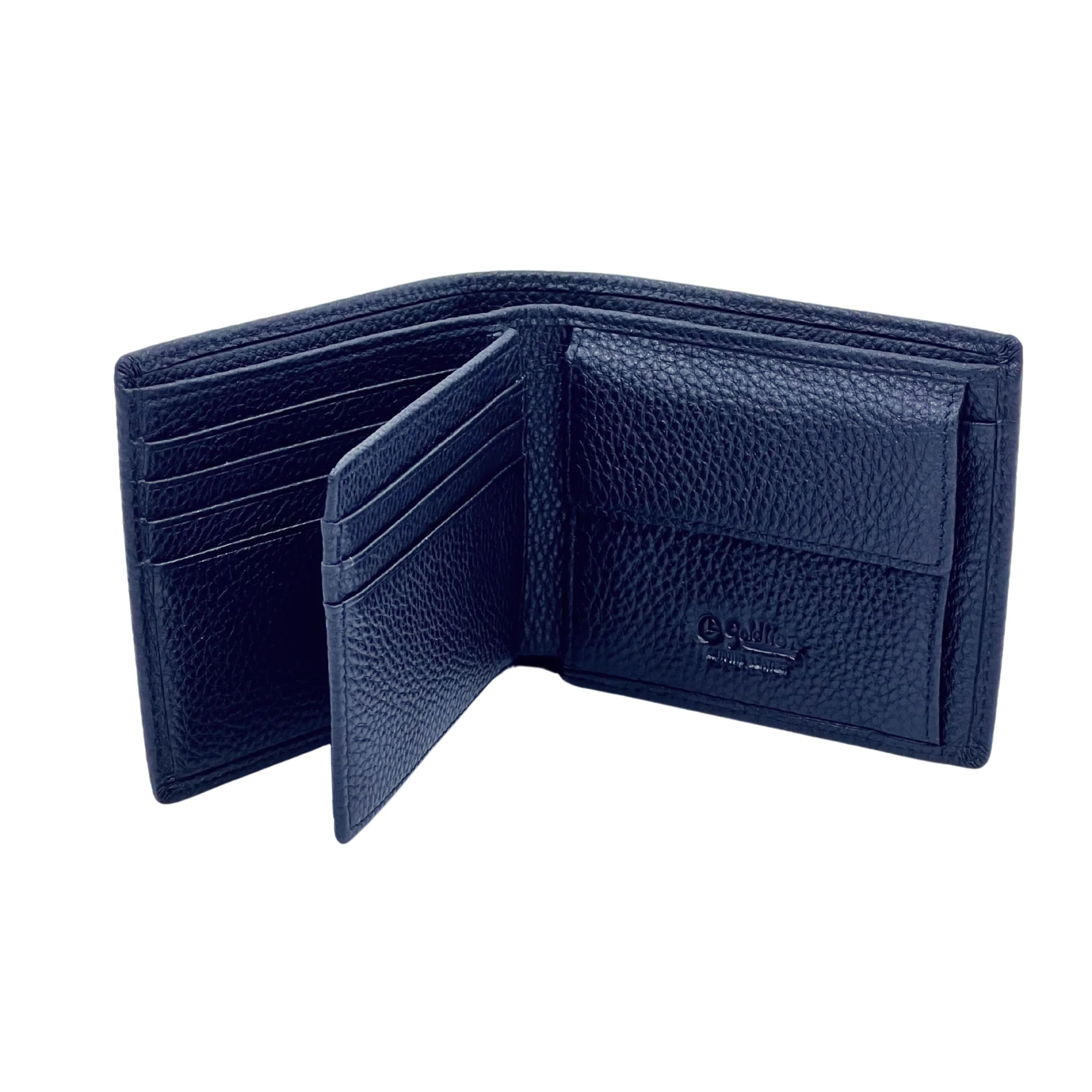 GOLDLION Men Lychee Leather Wallet (9 Cards Slot)