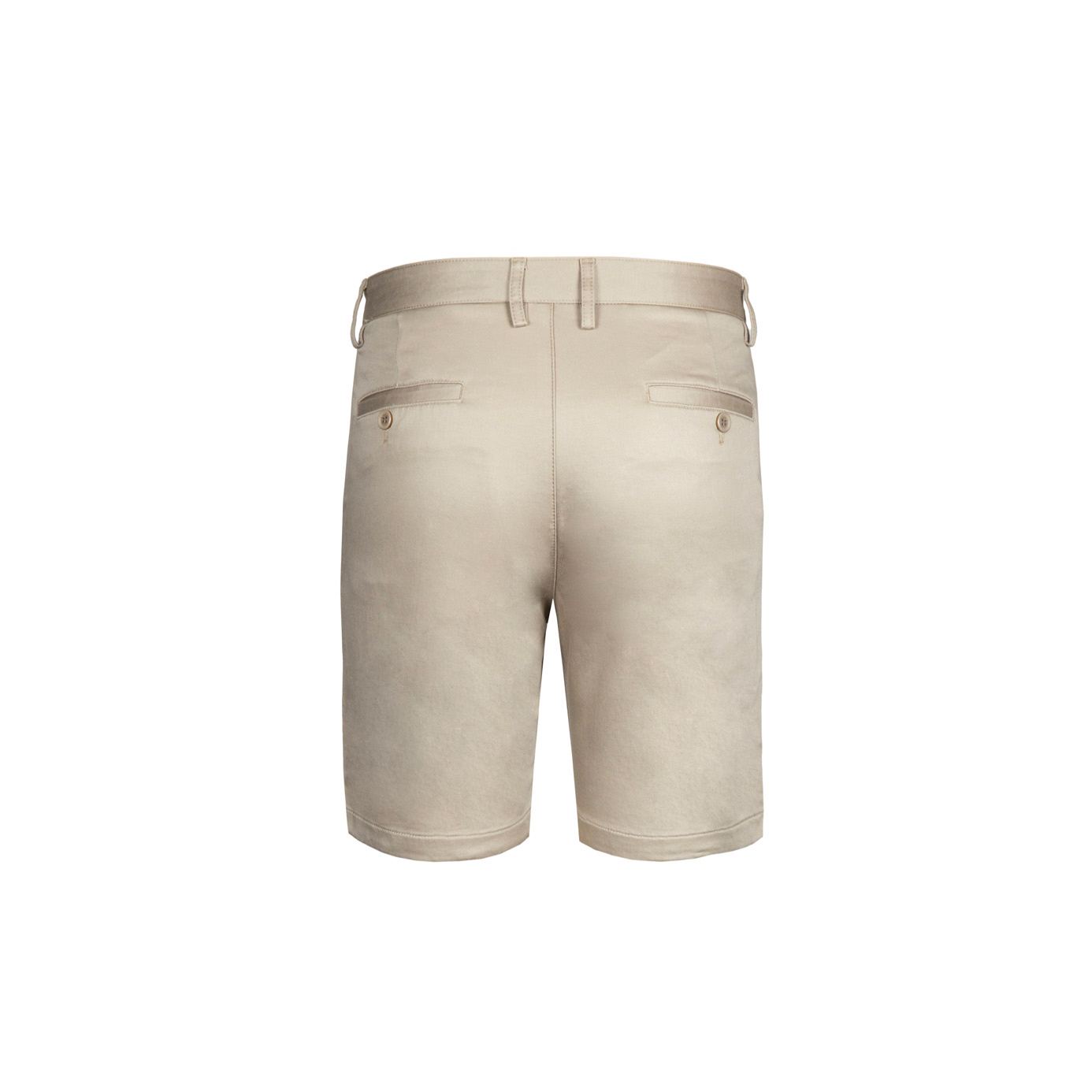 Goldlion Cotton Spandex Trim Fit Bermuda Shorts (Cream)