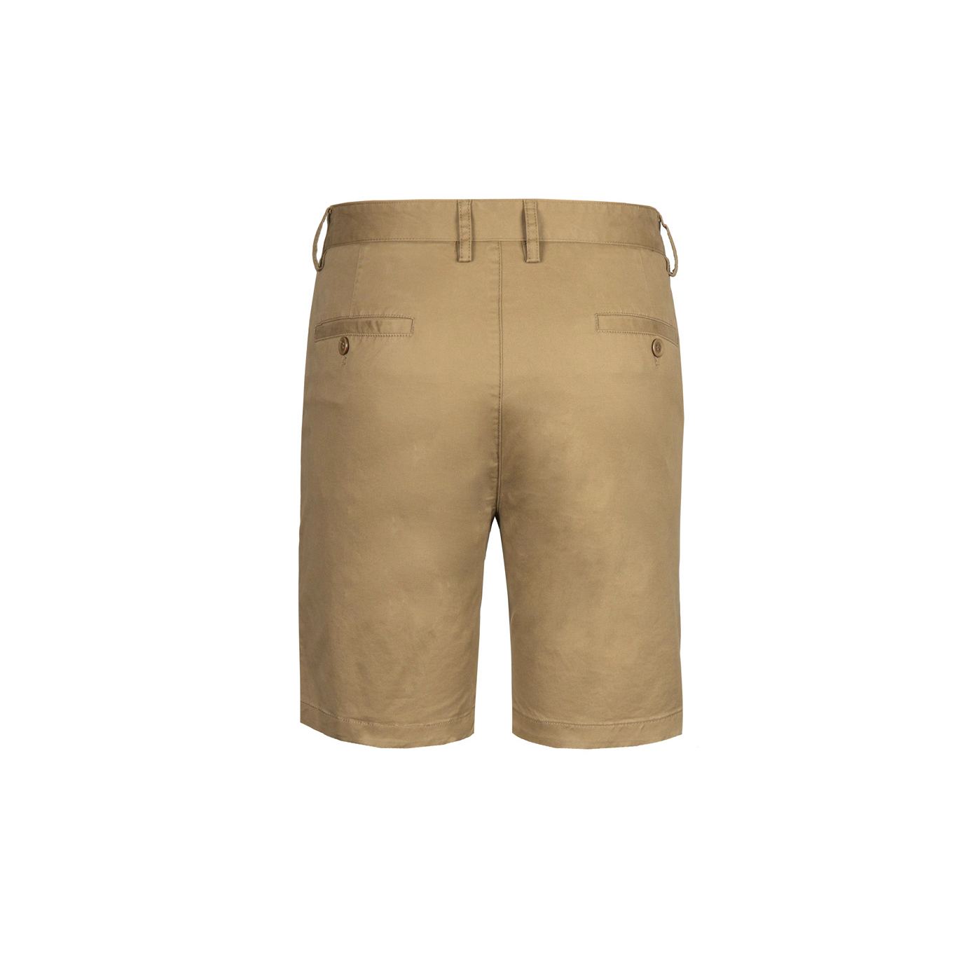 Goldlion Cotton Spandex Trim Fit Bermuda Shorts (Brown)