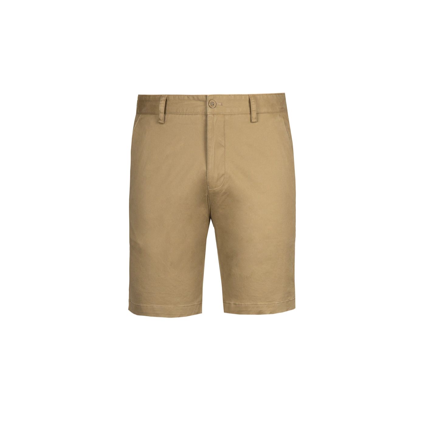 Goldlion Cotton Spandex Trim Fit Bermuda Shorts (Brown)