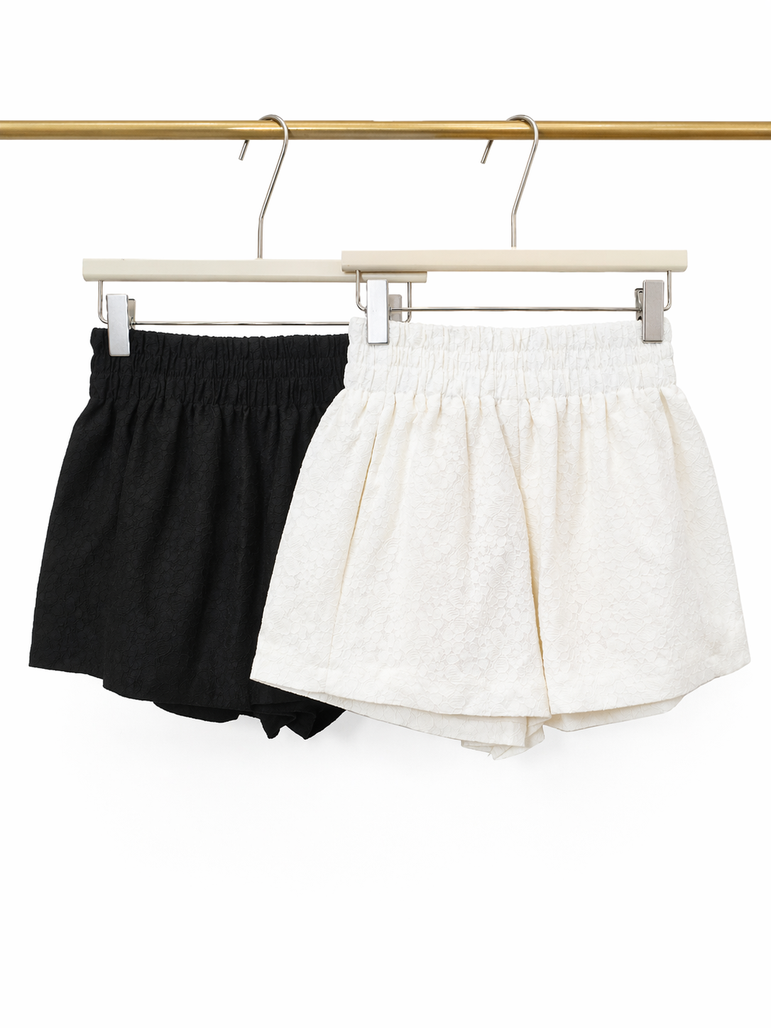 2691 Wesley Wide Waistband Lace Shorts w Pockets (UW 34-48cm; H 50-62cm; L 35cm)
