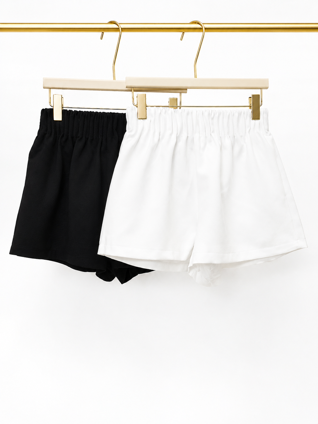 68691 Wylie Wide Waistband Shorts w Pockets (M Size: UW 33-45cm; H 50-56cm; L 34cm, XL Size: UW 35-50cm; H 56-60cm; L 35cm)