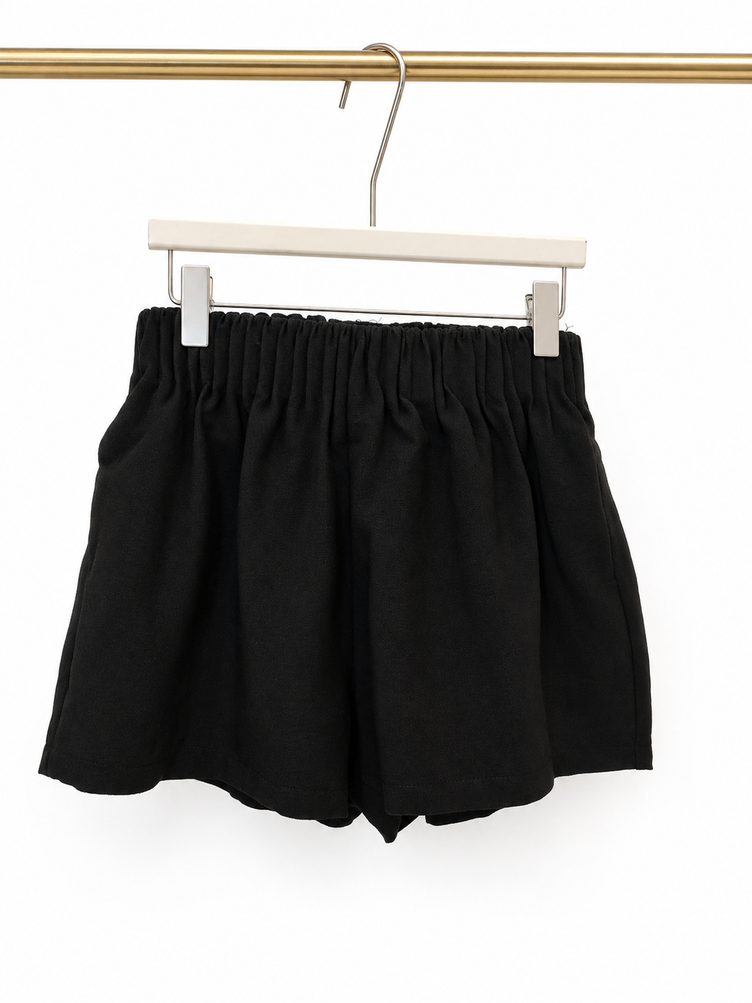68691 Wylie Wide Waistband Shorts w Pockets (M Size: UW 33-45cm; H 50-56cm; L 34cm, XL Size: UW 35-50cm; H 56-60cm; L 35cm)