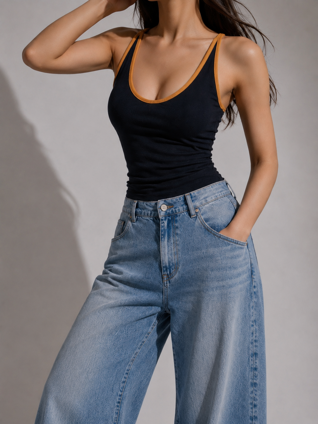 2703 Halter Cotton Padded Top (B 32-46cm; L 47cm) - Any 3 10% 