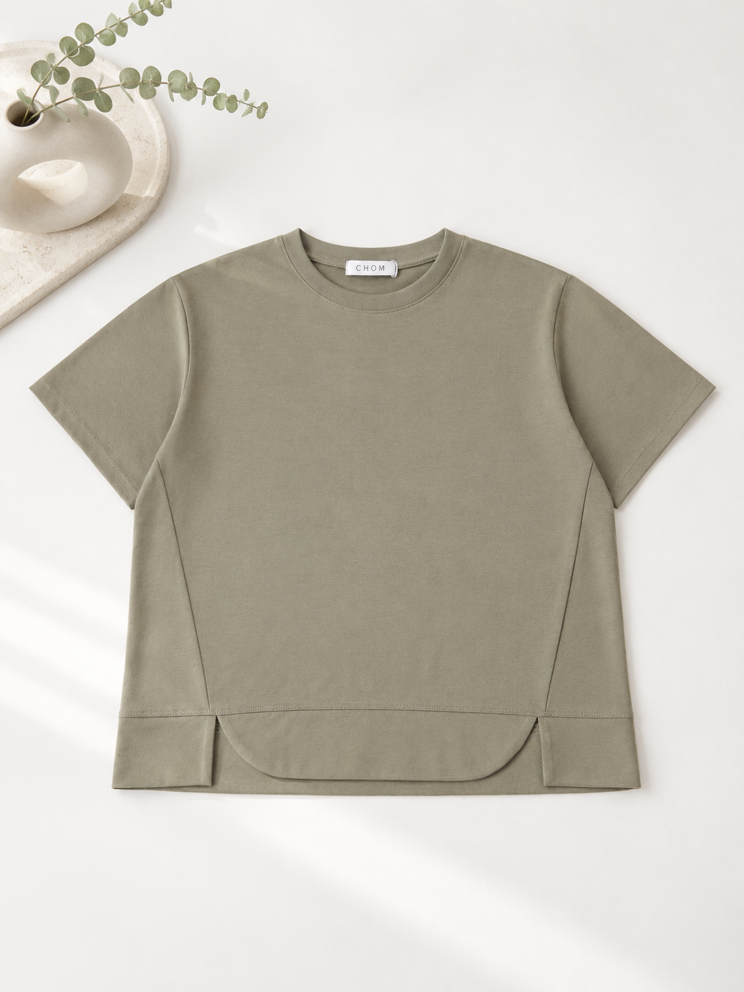 131 Narinne Crew Neck Cotton Top (B 55-60cm; L 57cm)