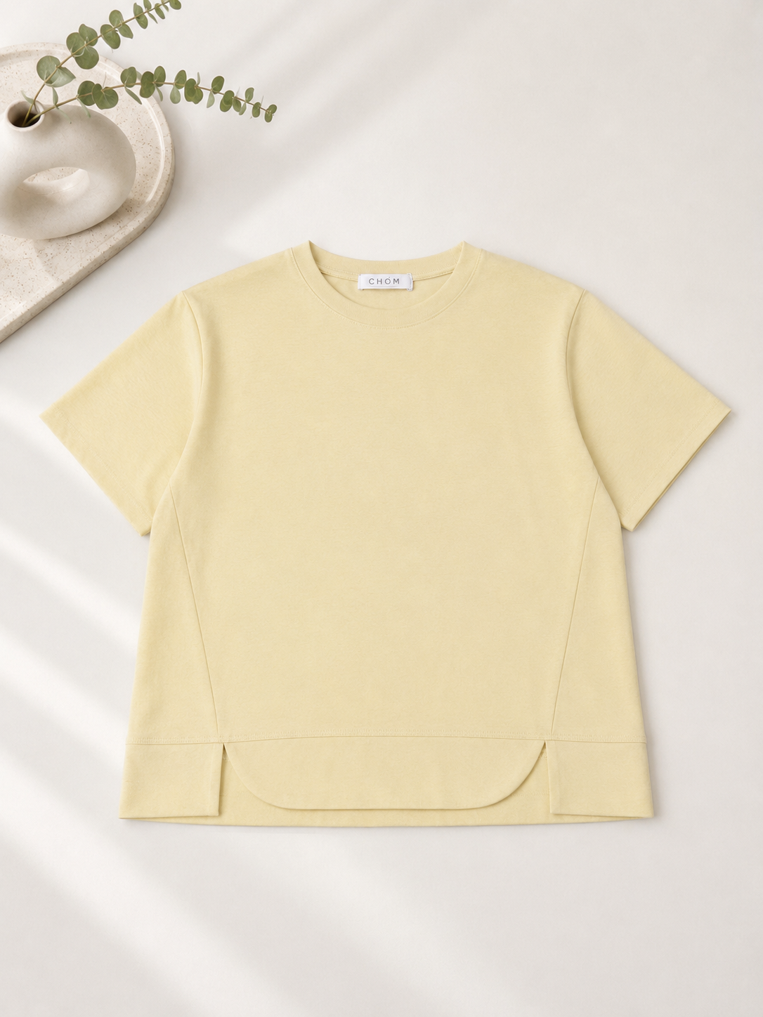 131 Narinne Crew Neck Cotton Top (B 55-60cm; L 57cm)