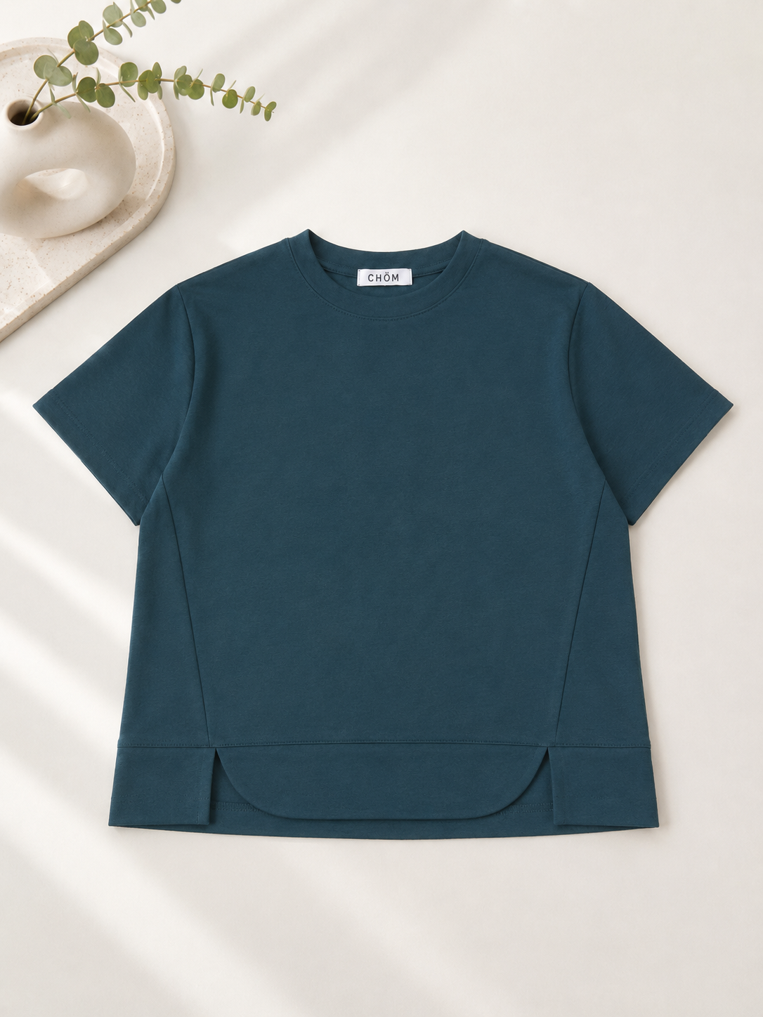131 Narinne Crew Neck Cotton Top (B 55-60cm; L 57cm)