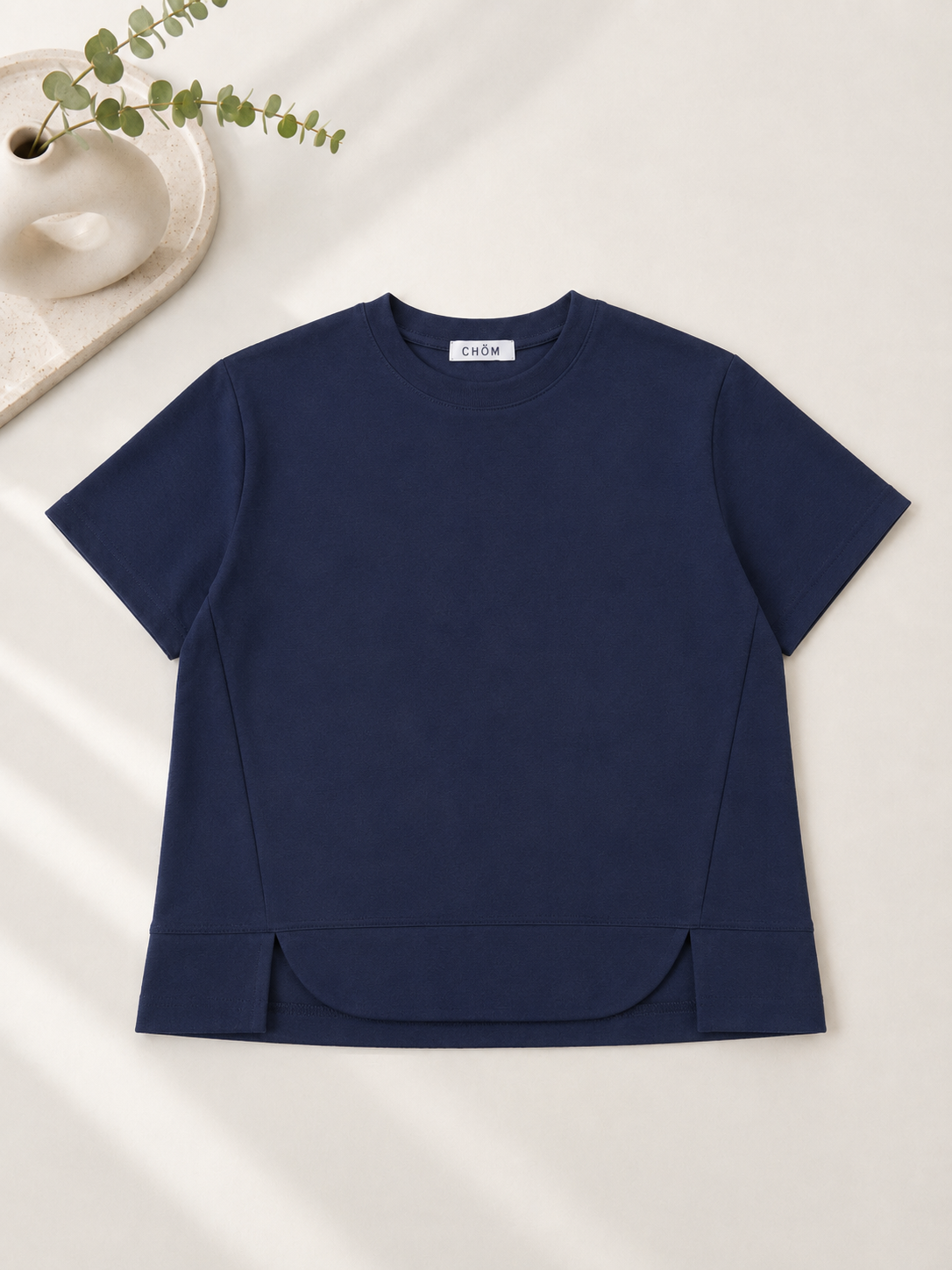 131 Narinne Crew Neck Cotton Top (B 55-60cm; L 57cm)
