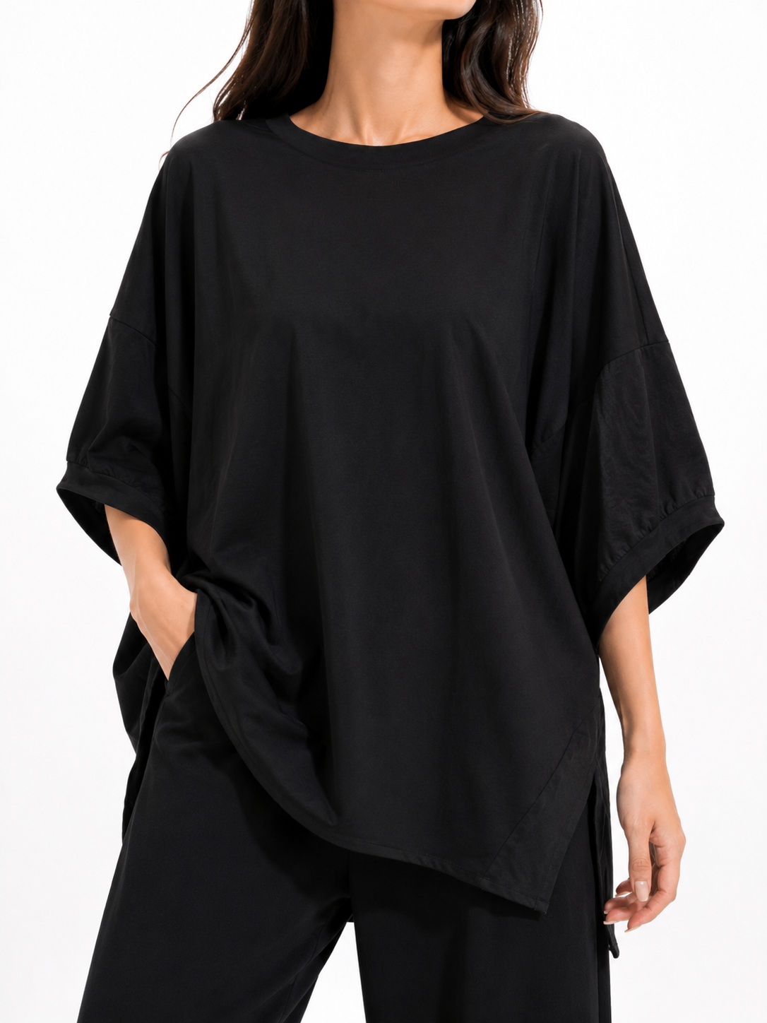 2630 Amelia Airy Batwing Cotton Top (B FS; L 59/68cm)