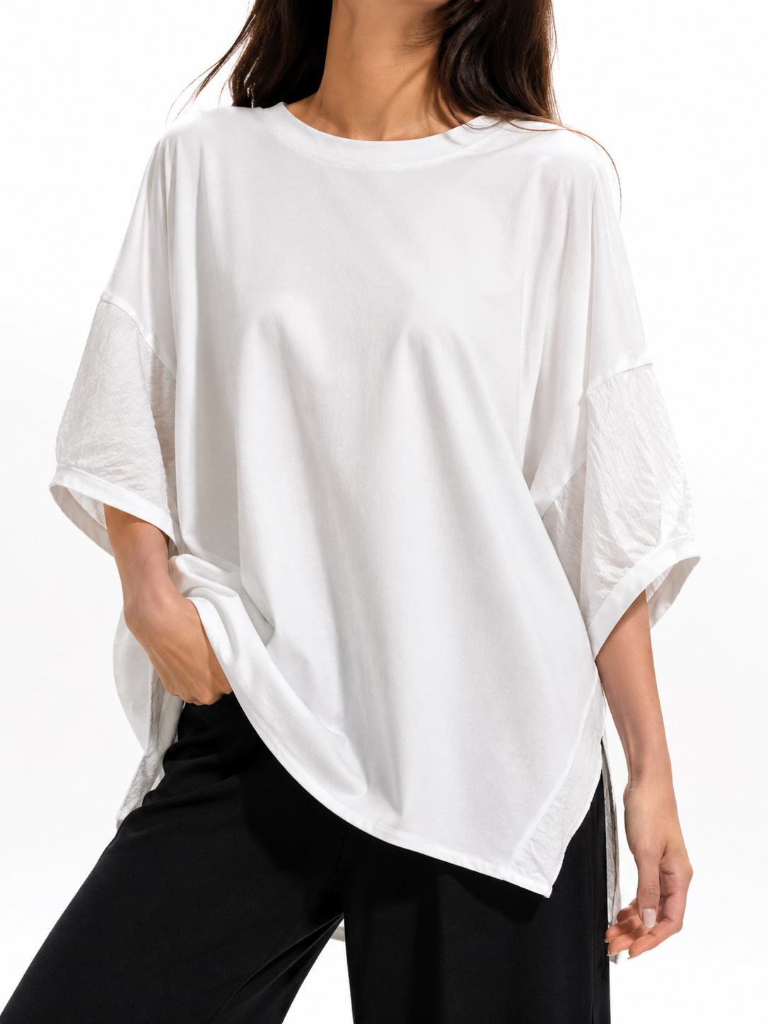 2630 Amelia Airy Batwing Cotton Top (B FS; L 59/68cm)