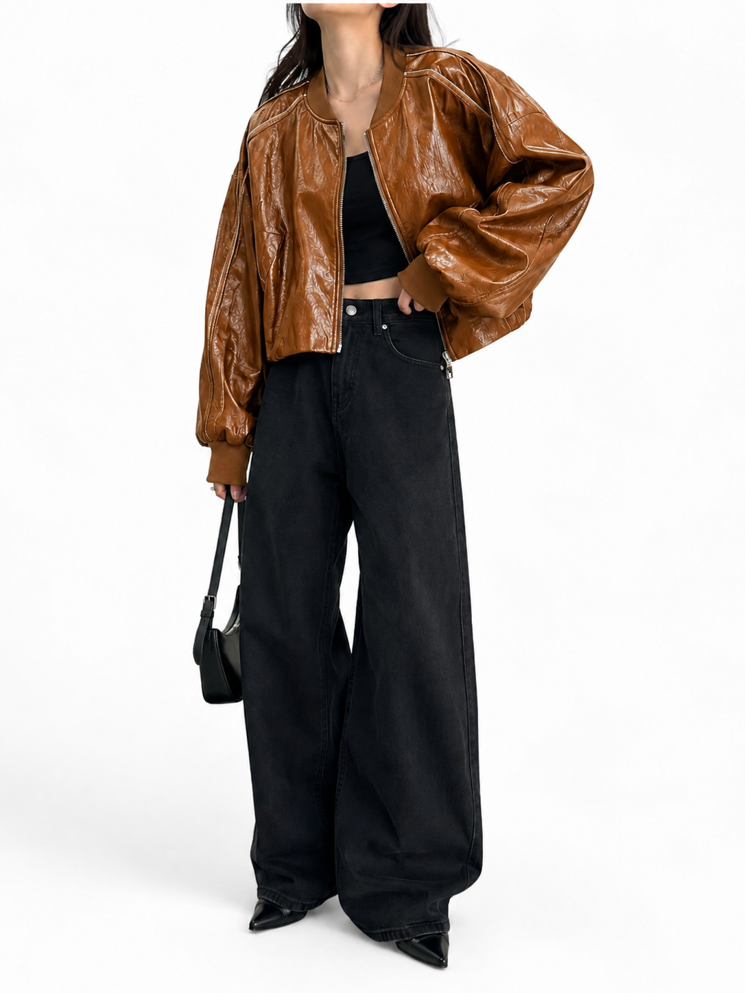 GZ July Stream #18: (PO) 5339-A Leather Jacket (B:65cm, L52cm)