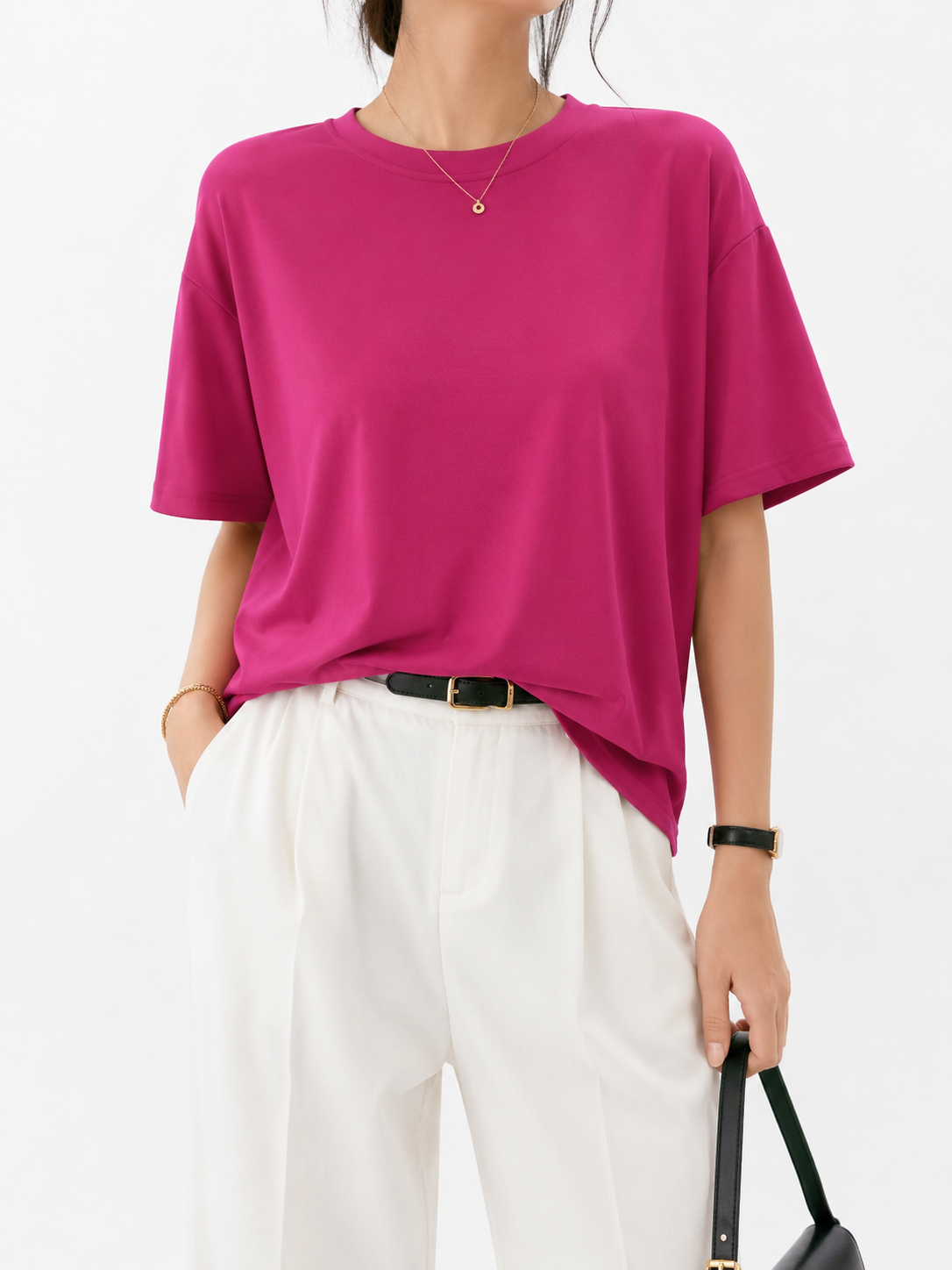 6112 Ozzy Oversize Basic Cotton Top (B 59-64cm; L 60cm)