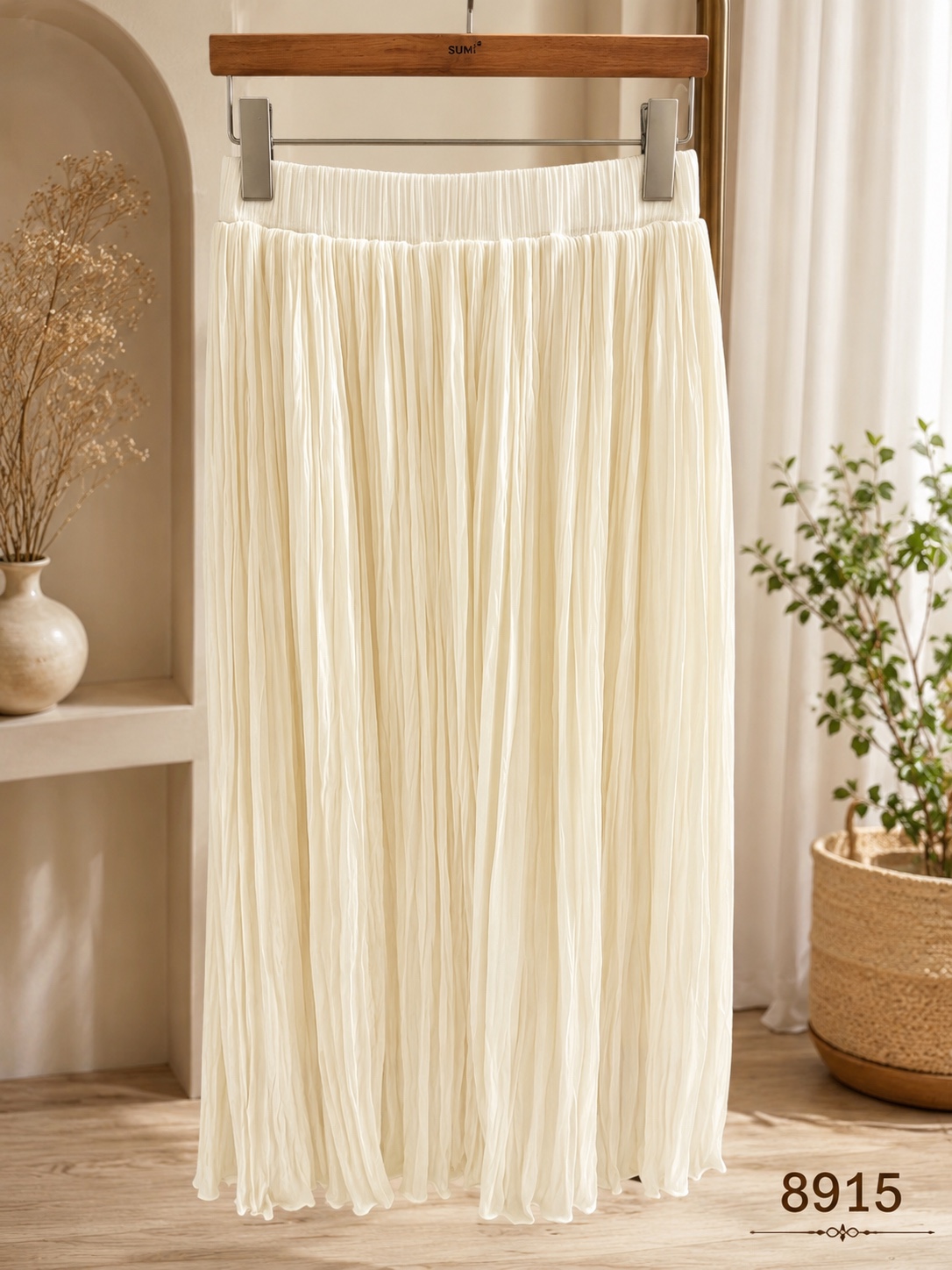 GZ July Stream #3: (PO) 8915 Pleated Crinkle Skirt (UW33-50cm; L90cm)